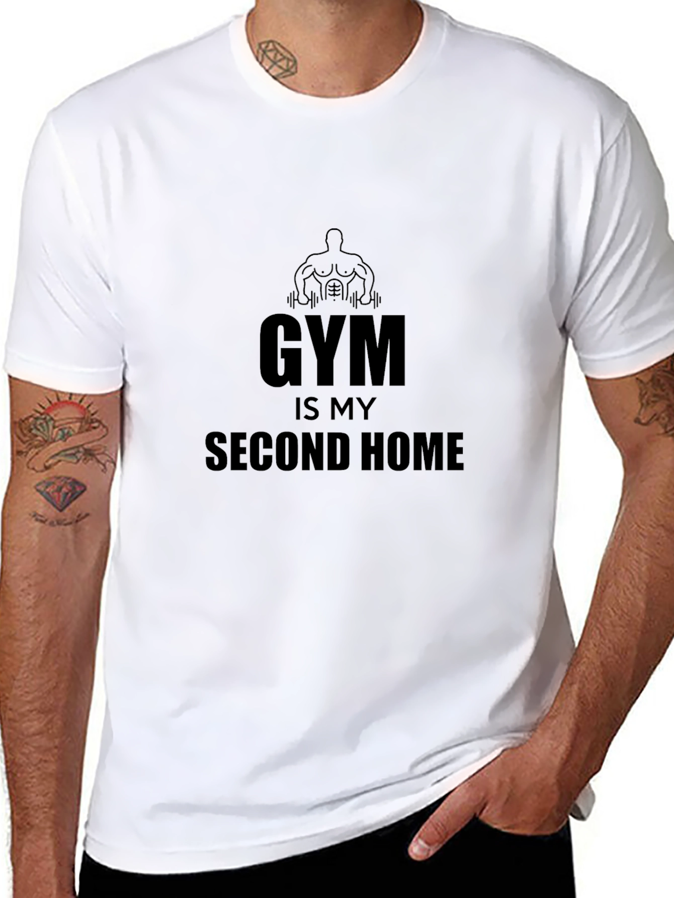 Gym Is My Second Home T-Shirt