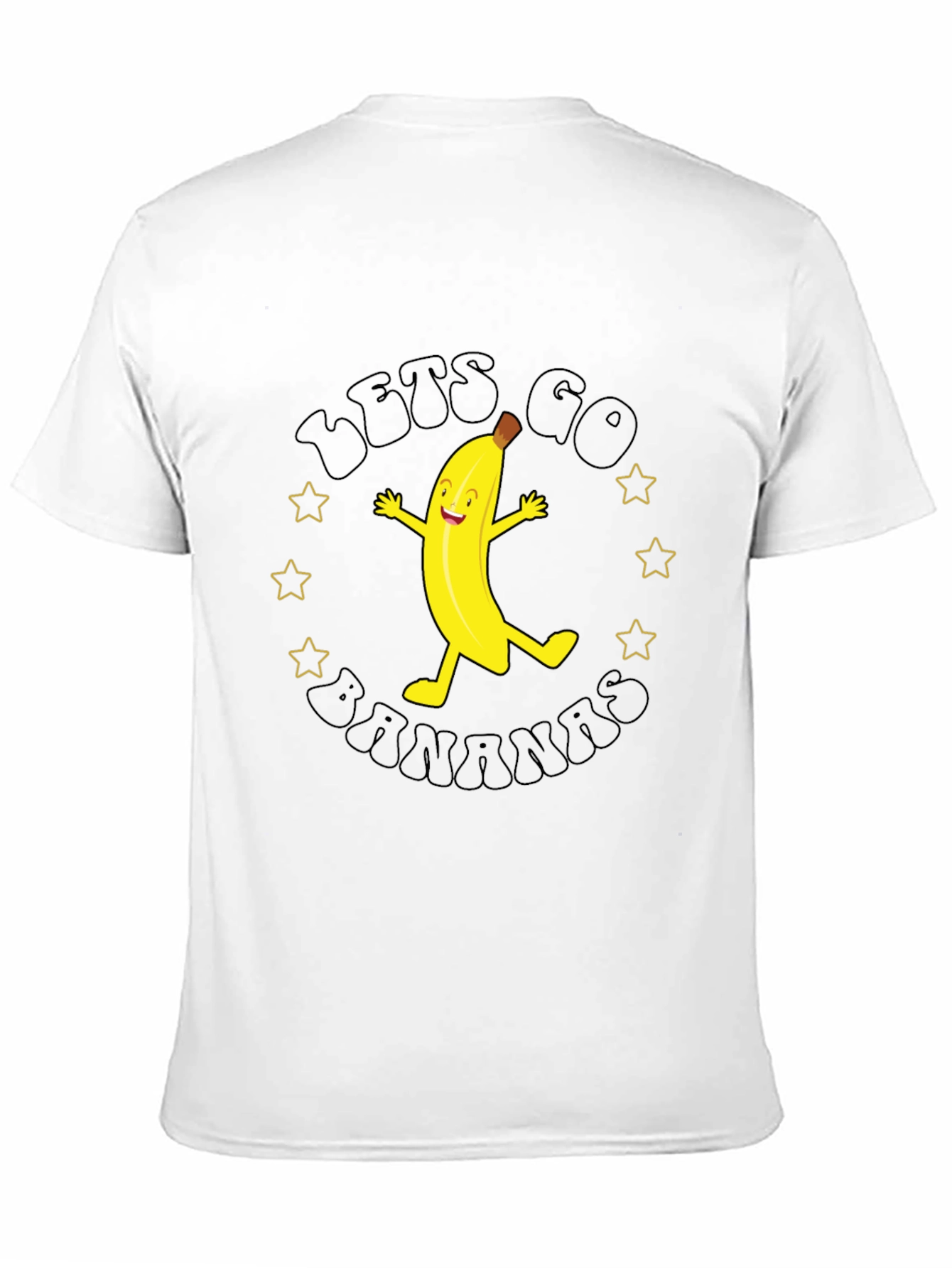 Lets Go Bananas Black Graphic Tee
