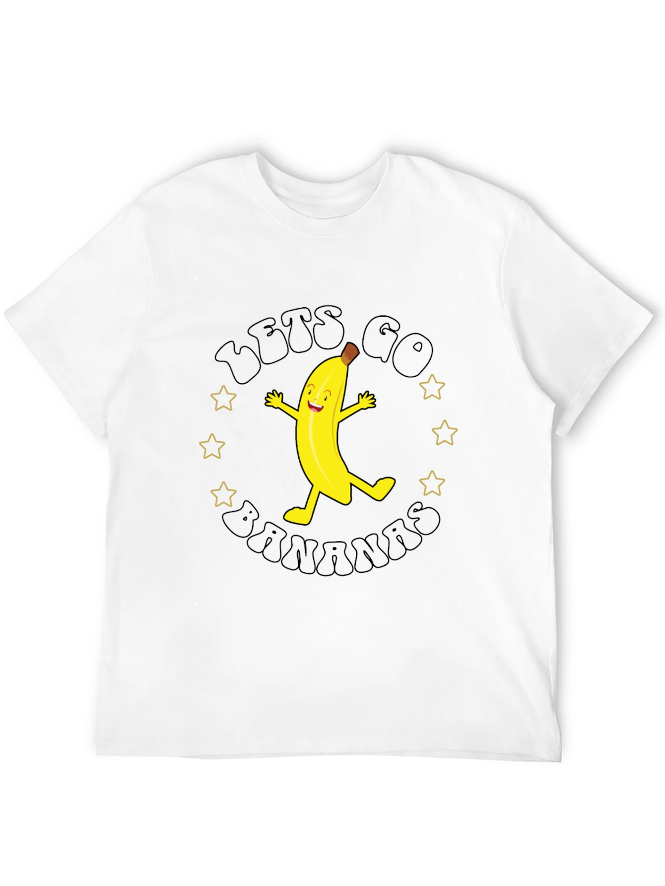 Lets Go Bananas Black Graphic Tee