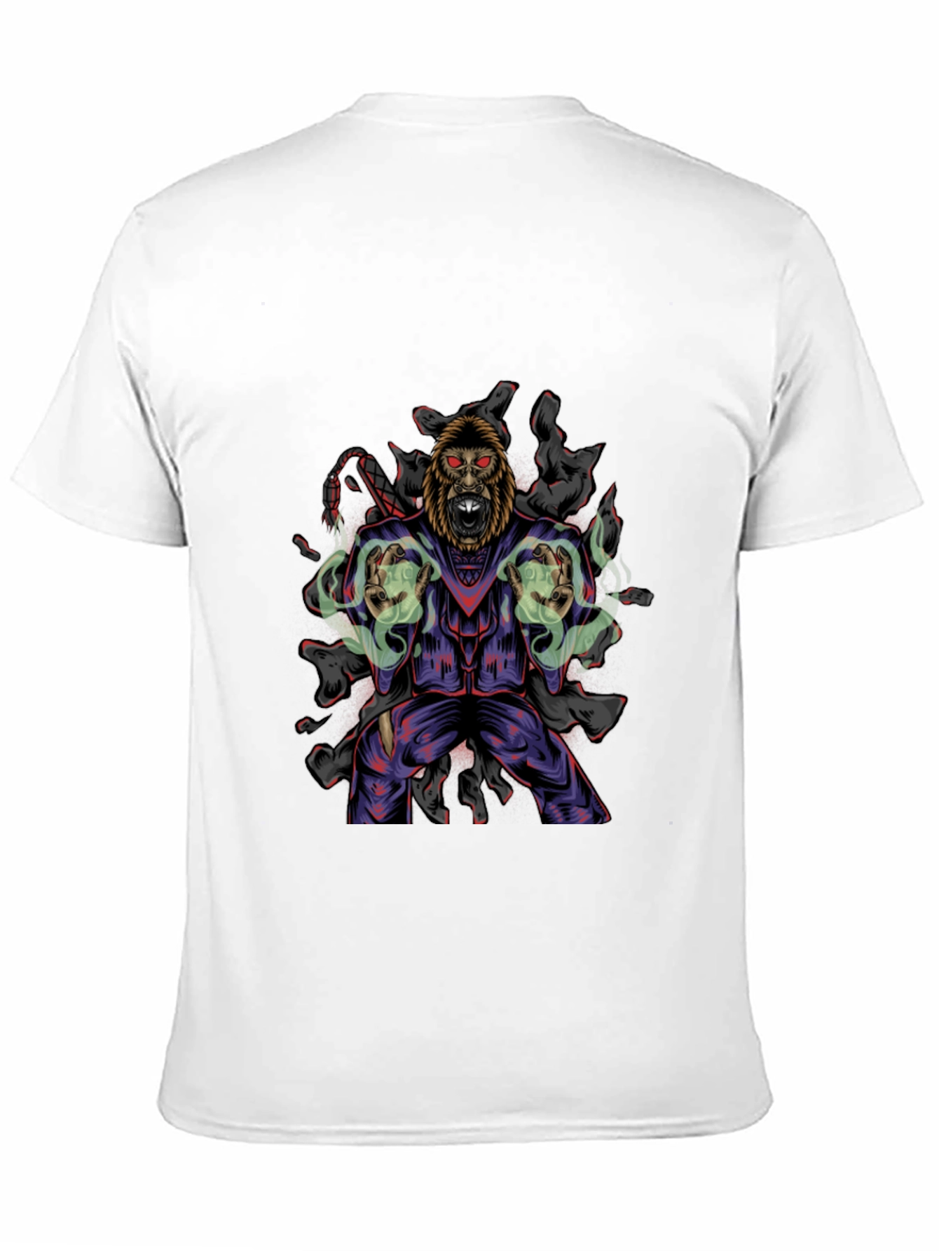 Gorilla Wizard Graphic Black T-Shirt