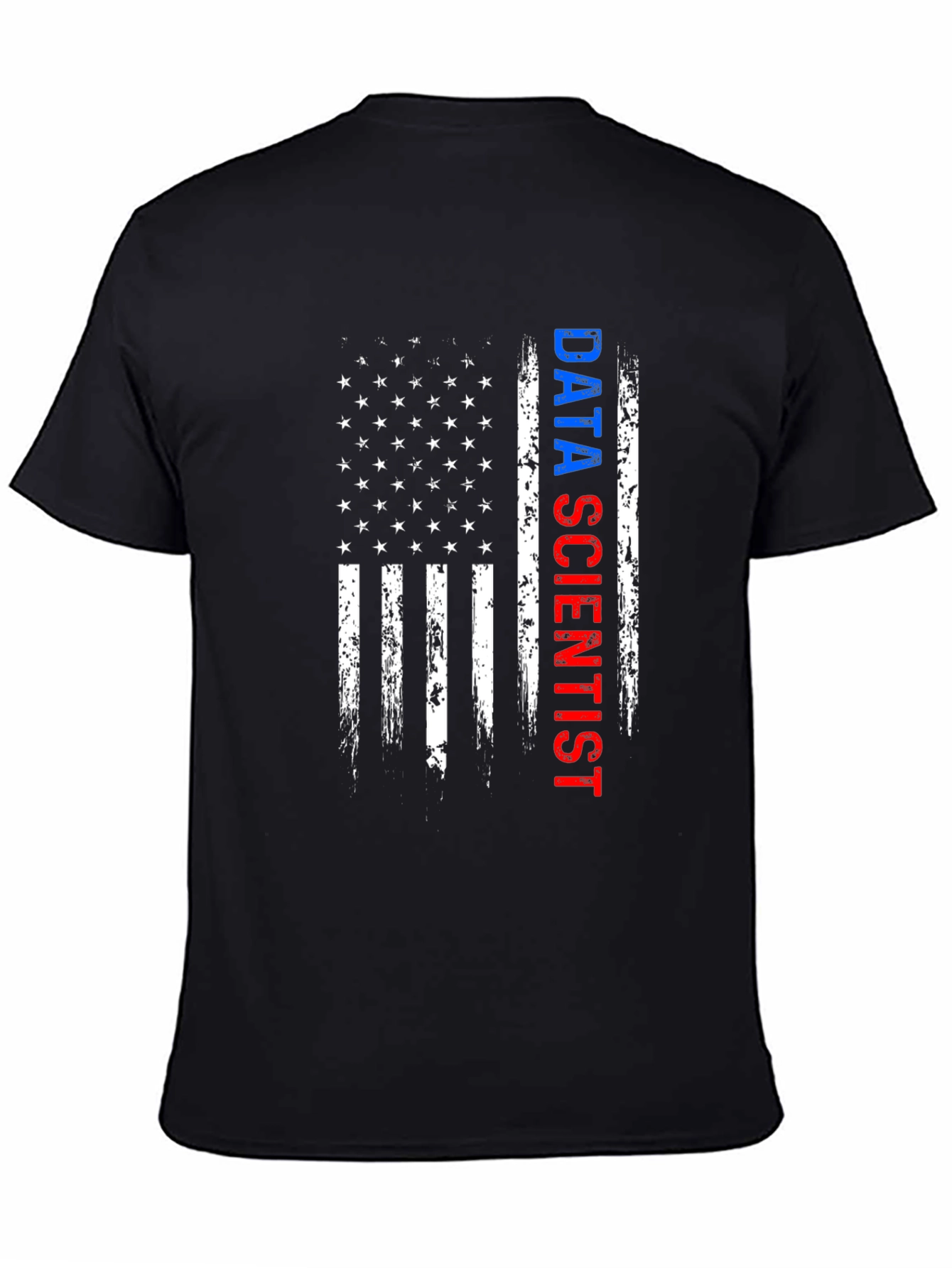 Data Scientist American Flag T-Shirt