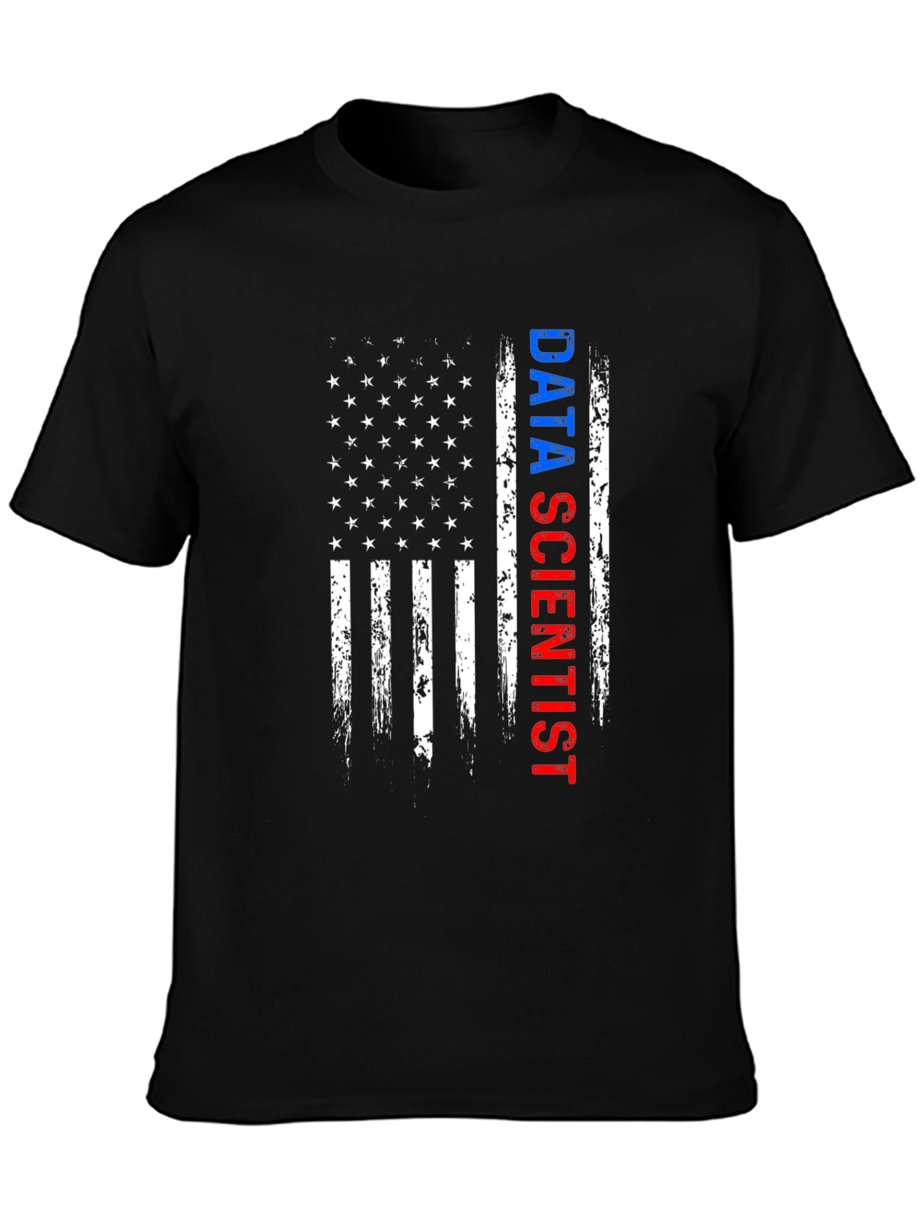 Data Scientist American Flag T-Shirt