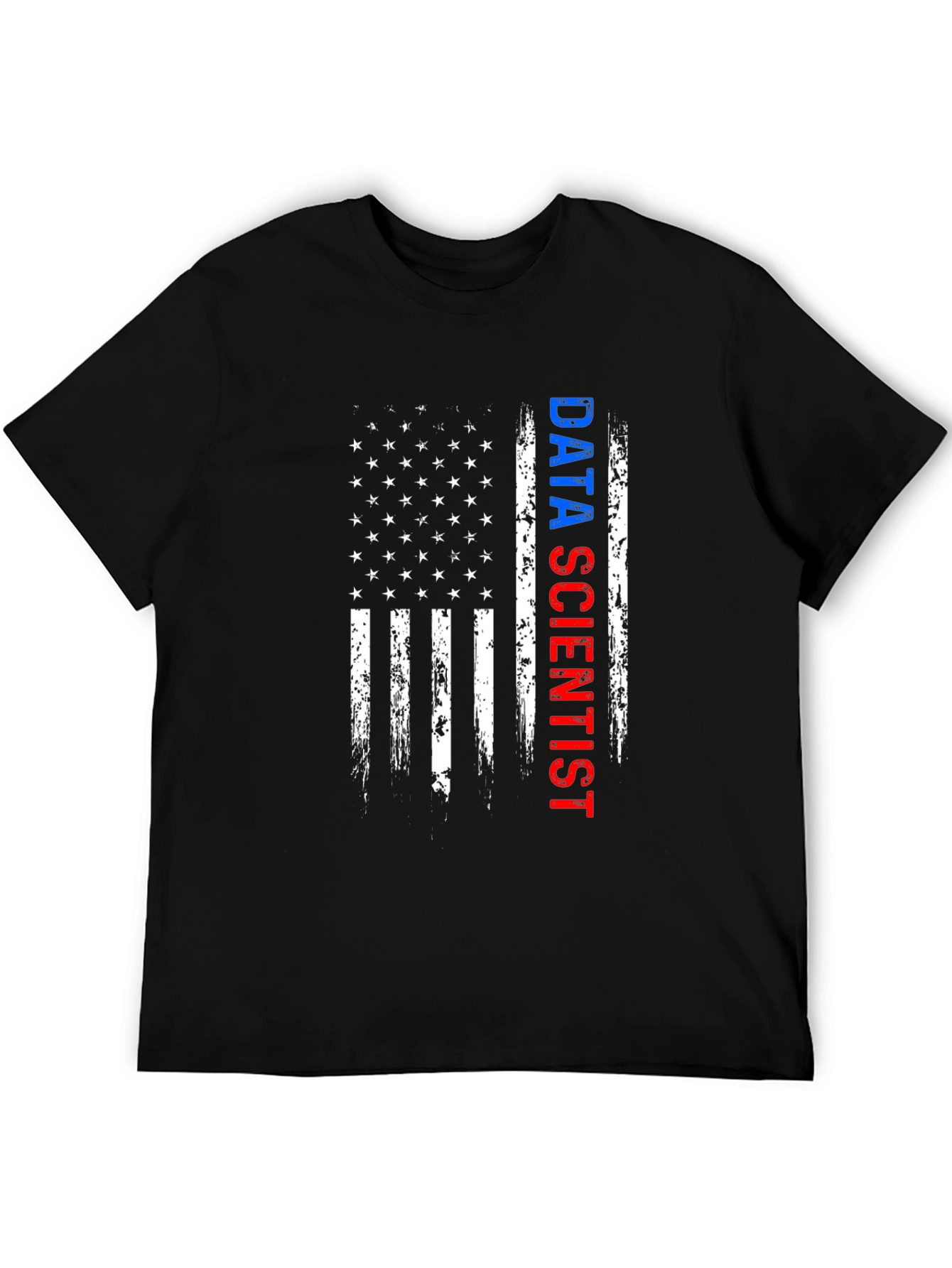 Data Scientist American Flag T-Shirt