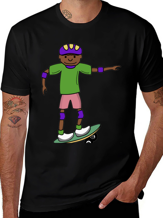 Skater Dude T-Shirt - Fun Graphic Tee
