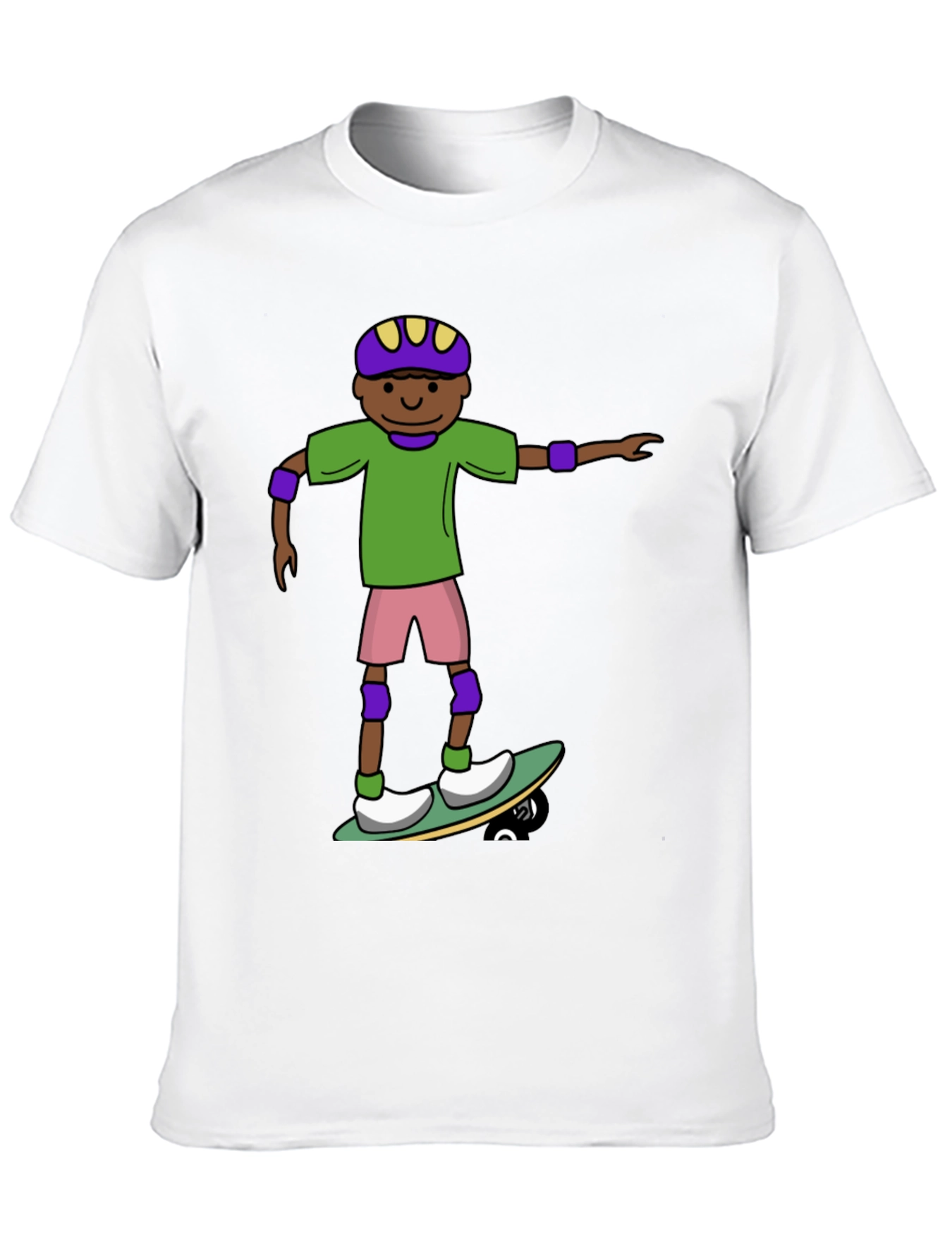 Skater Dude T-Shirt - Fun Graphic Tee