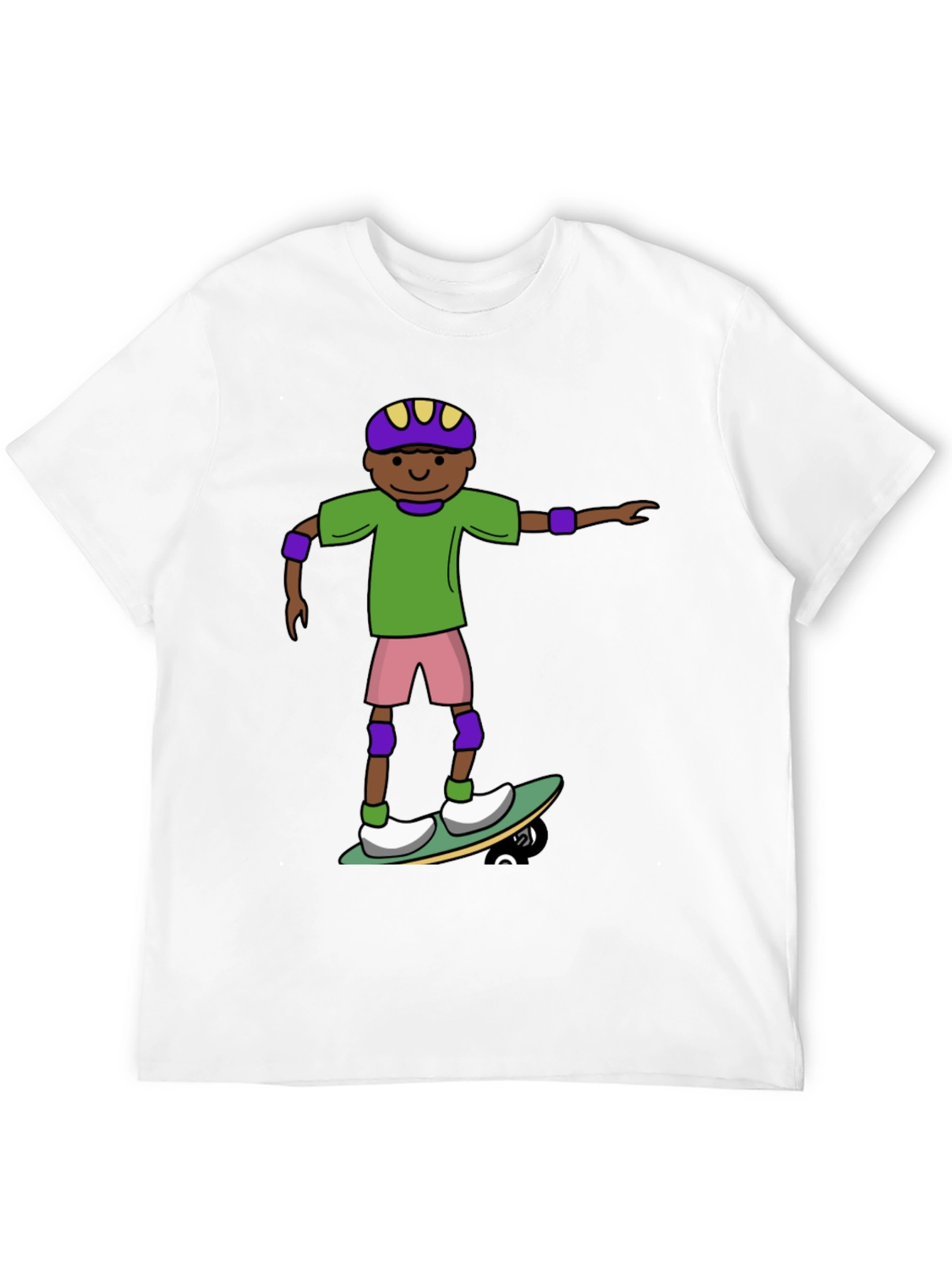 Skater Dude T-Shirt - Fun Graphic Tee