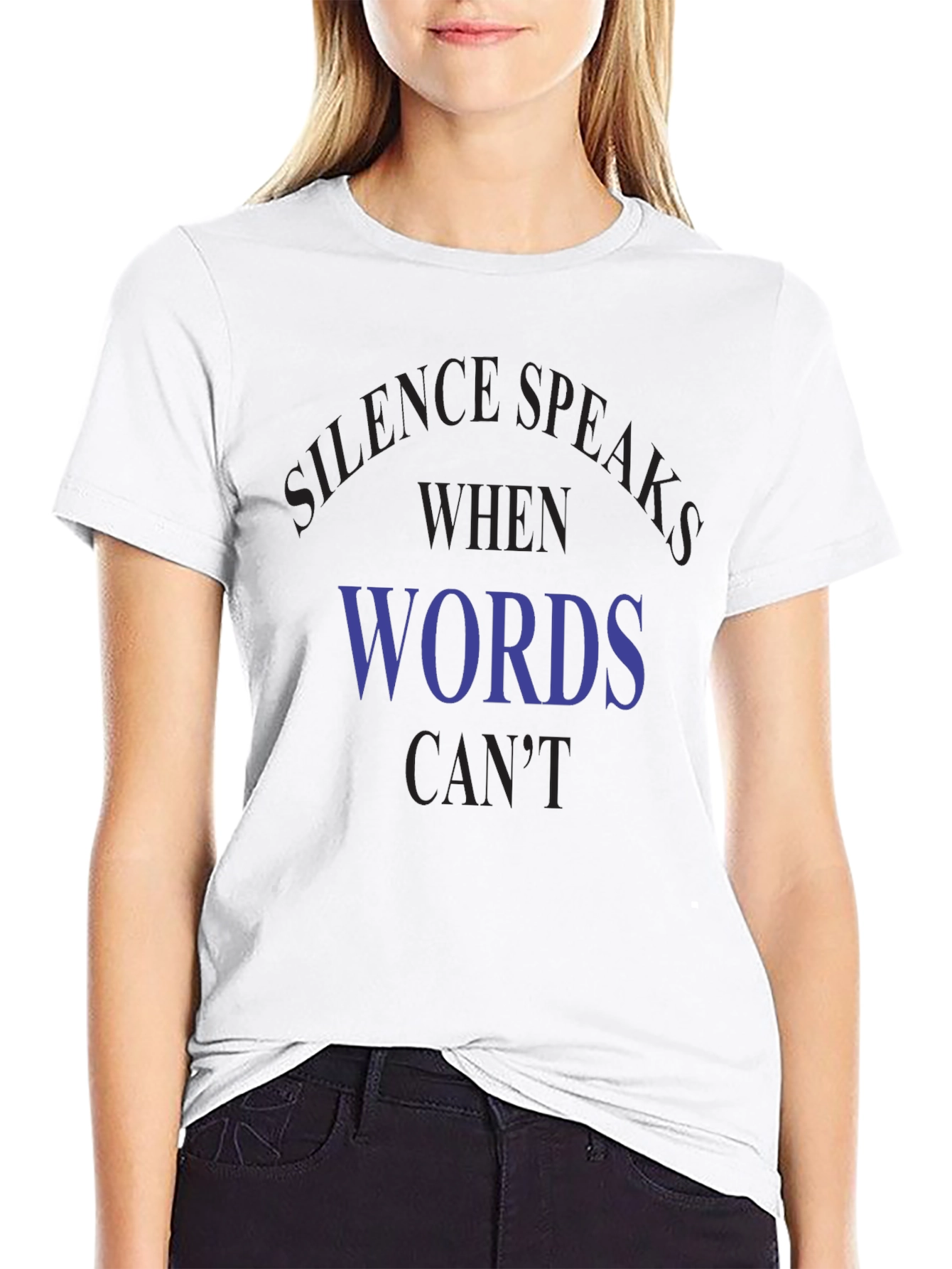 Silence Speaks T-Shirt - Express Yourself Without Words