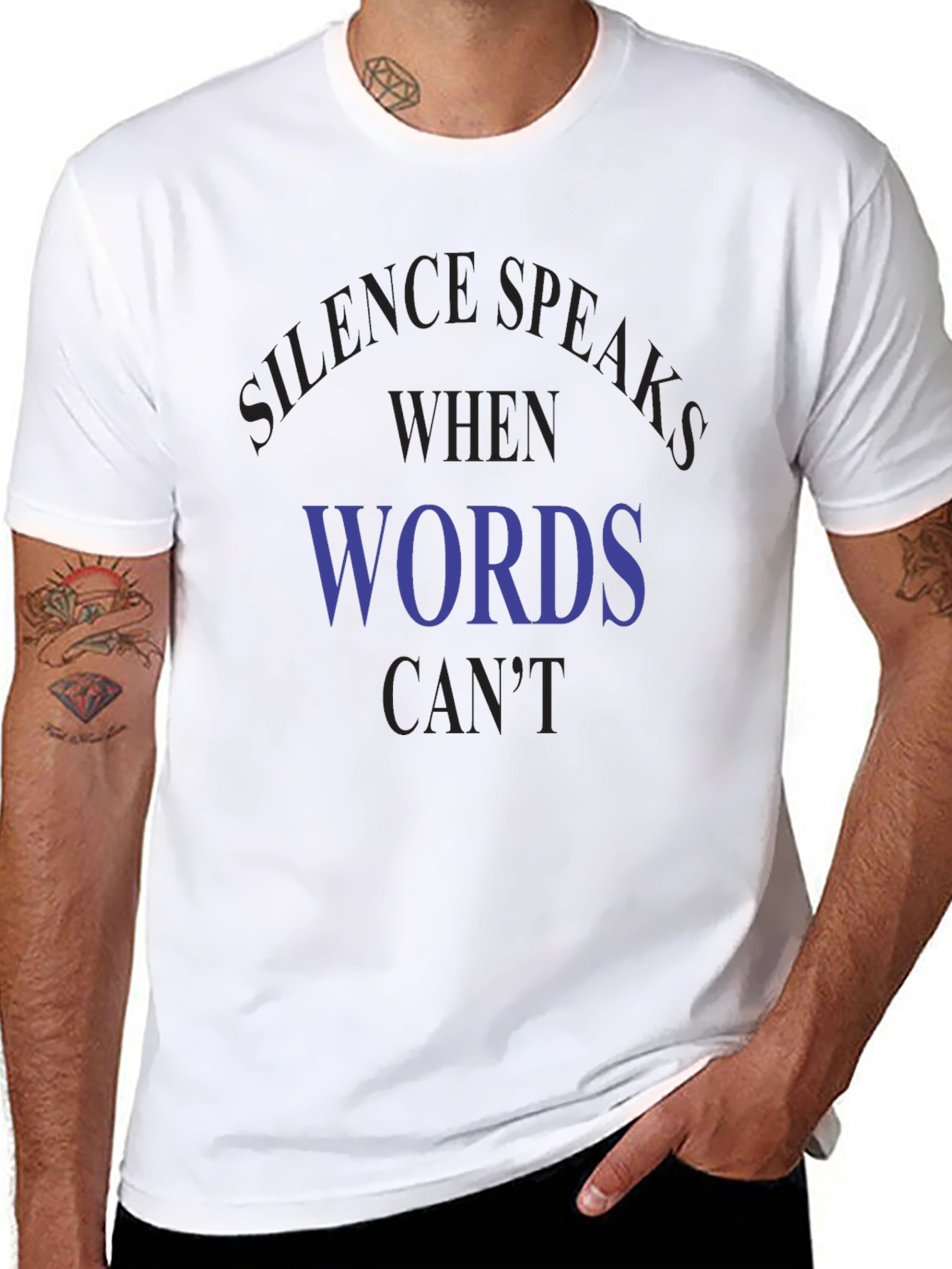 Silence Speaks T-Shirt - Express Yourself Without Words