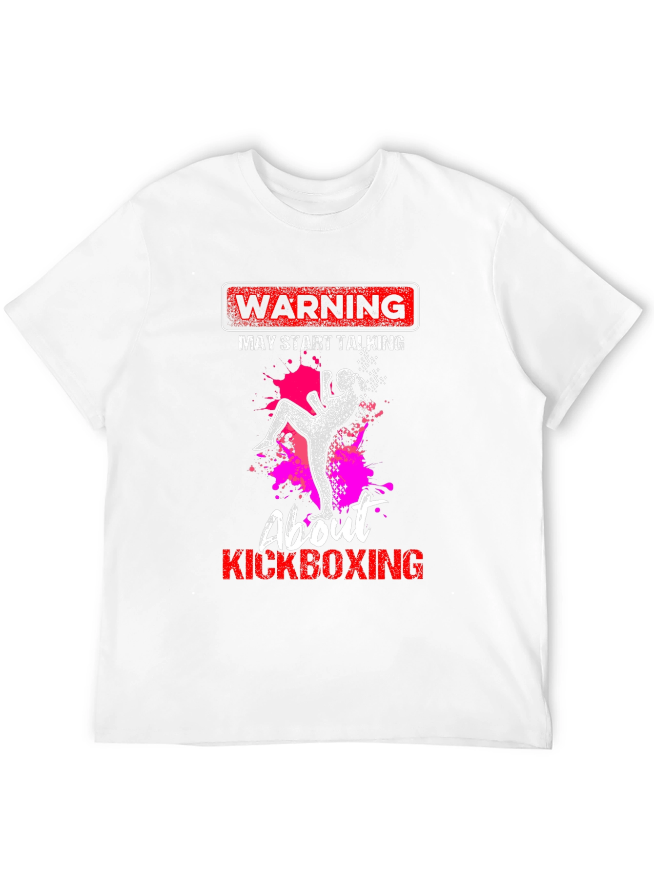 Kickboxing Warning Graphic Tee