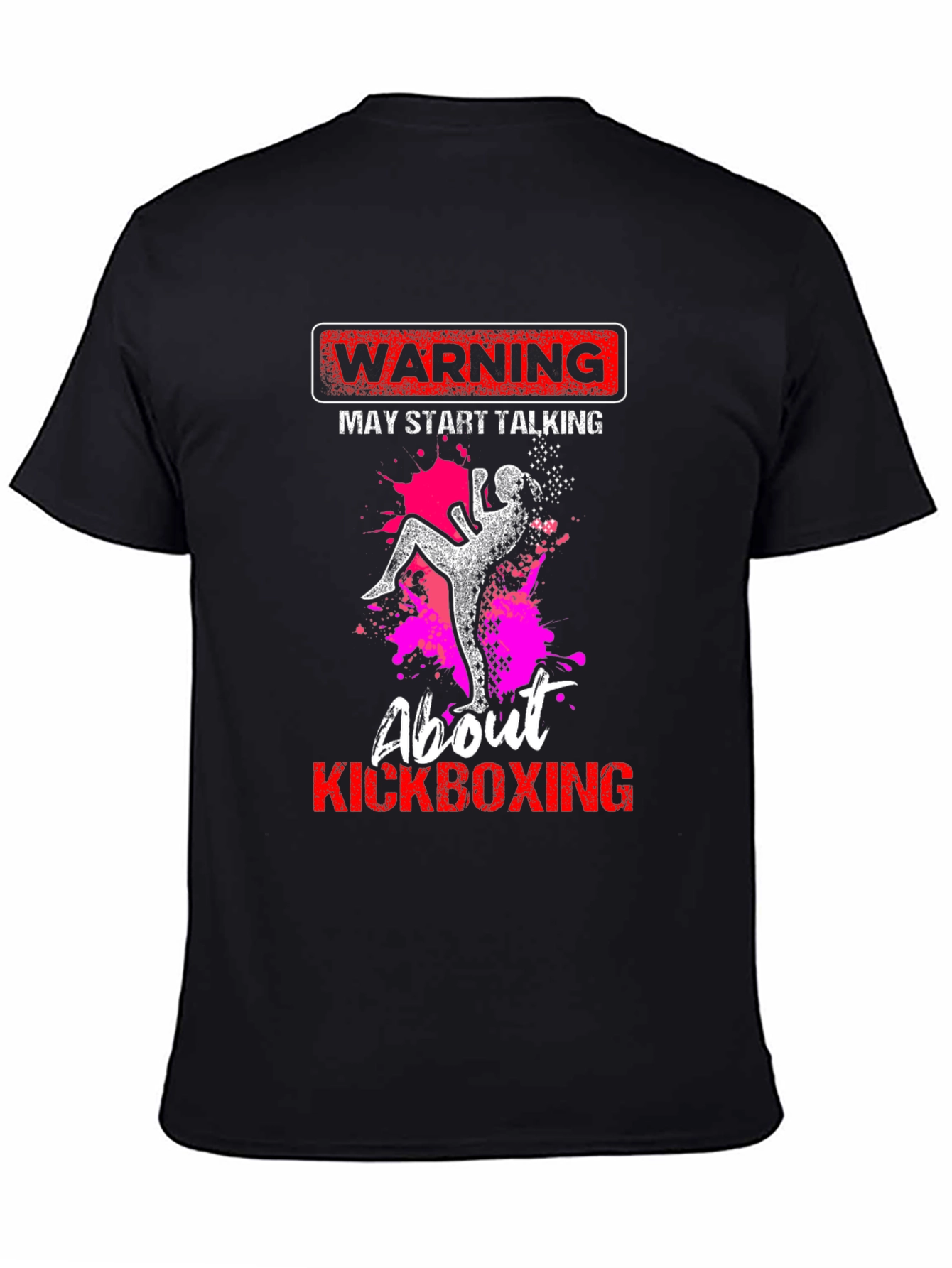 Kickboxing Warning Graphic Tee