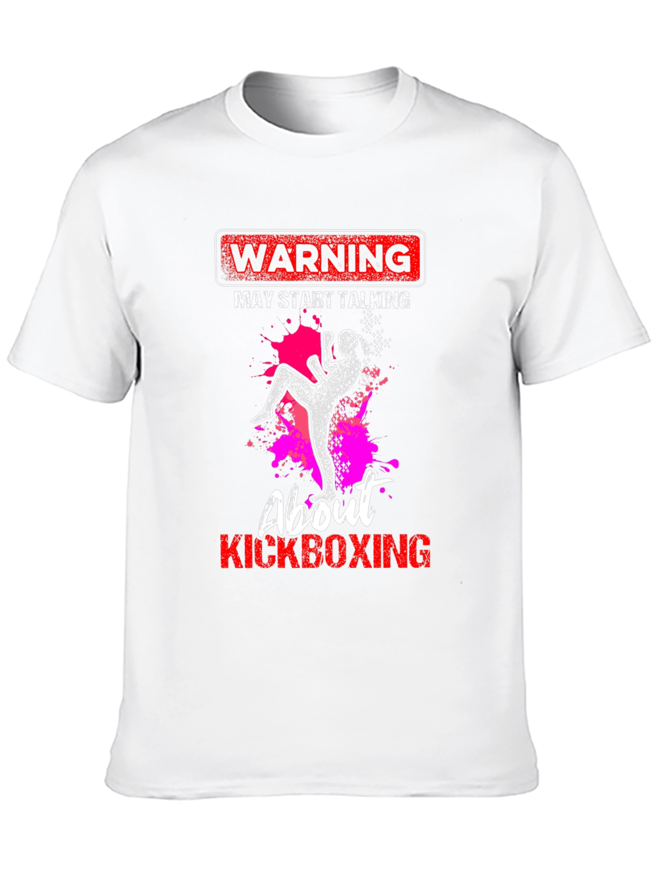 Kickboxing Warning Graphic Tee