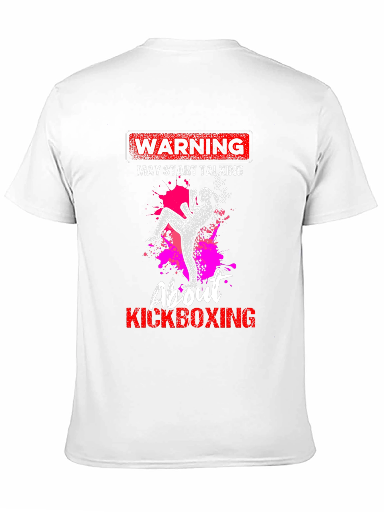 Kickboxing Warning Graphic Tee
