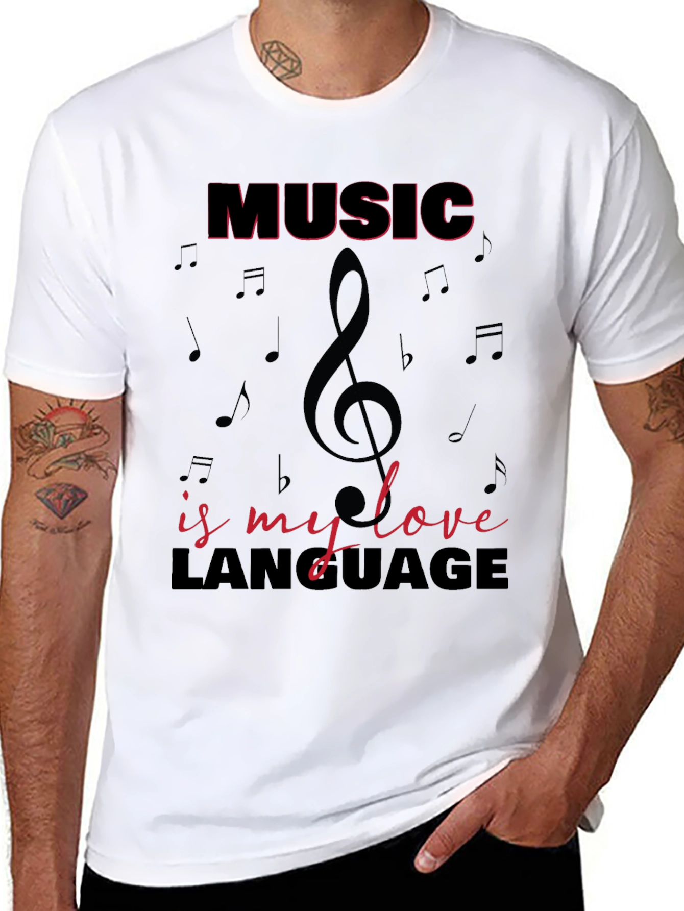 Music is my Love Language Graphic Tee