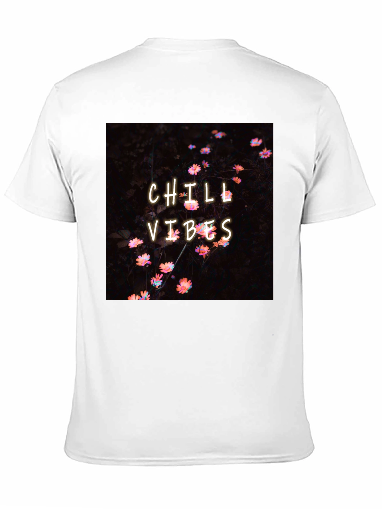 Chill Vibes Graphic Tee - Black Casual Comfort