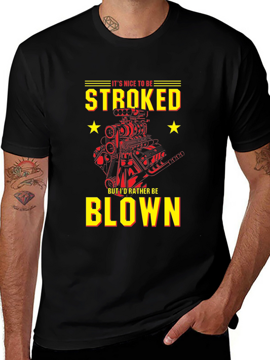 Stroked or Blown Graphic Tee - Automotive Humor T-Shirt