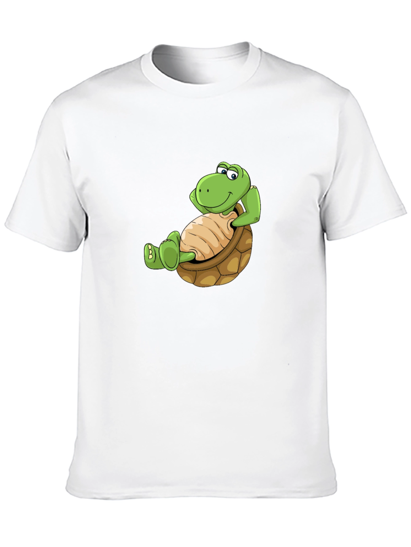 Relaxing Turtle Graphic Tee - Black