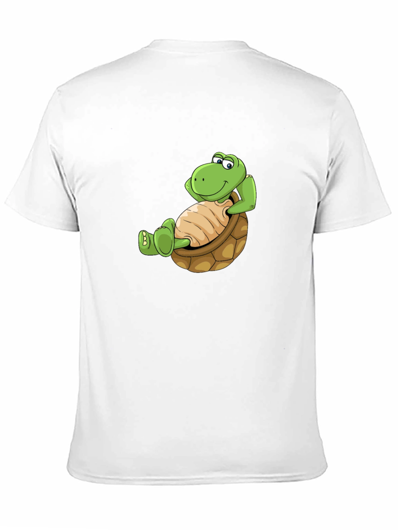 Relaxing Turtle Graphic Tee - Black