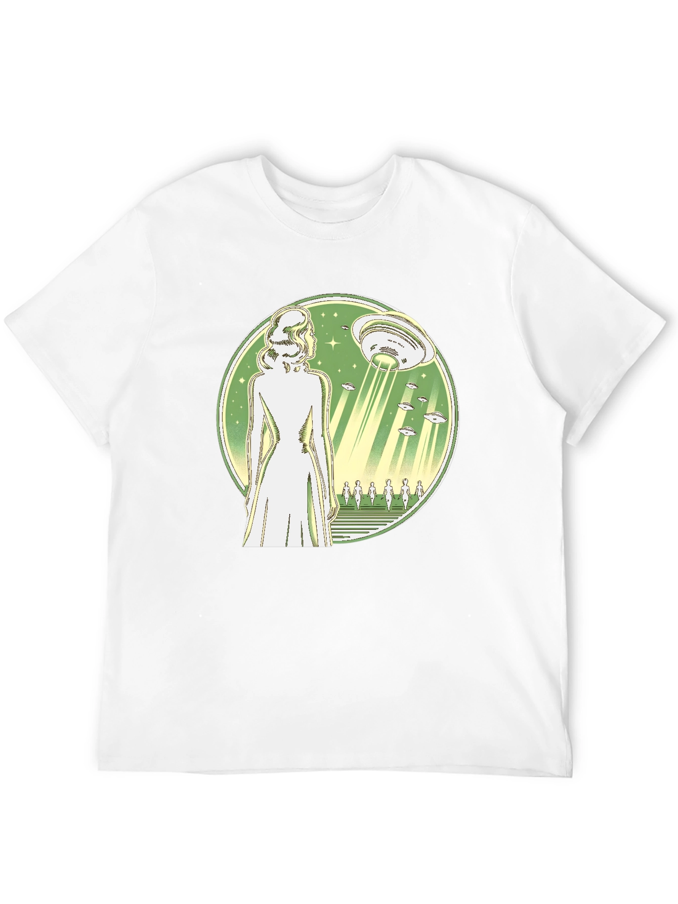 UFO Abduction T-Shirt - Black