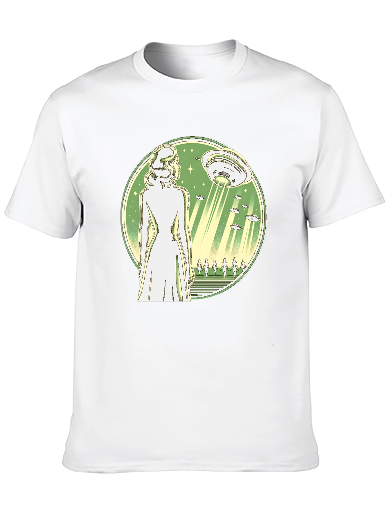 UFO Abduction T-Shirt - Black