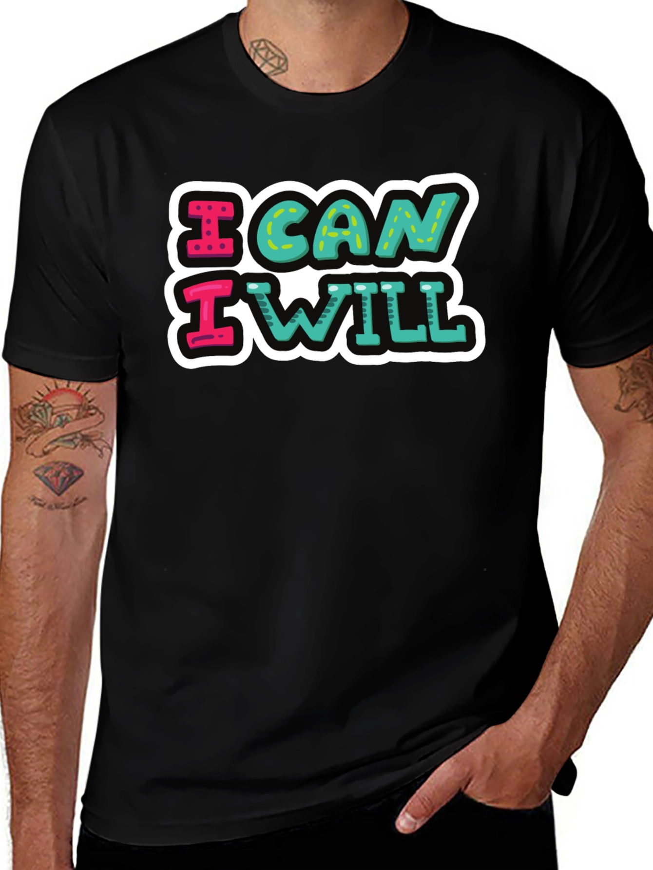 I Can I Will Motivational T-Shirt