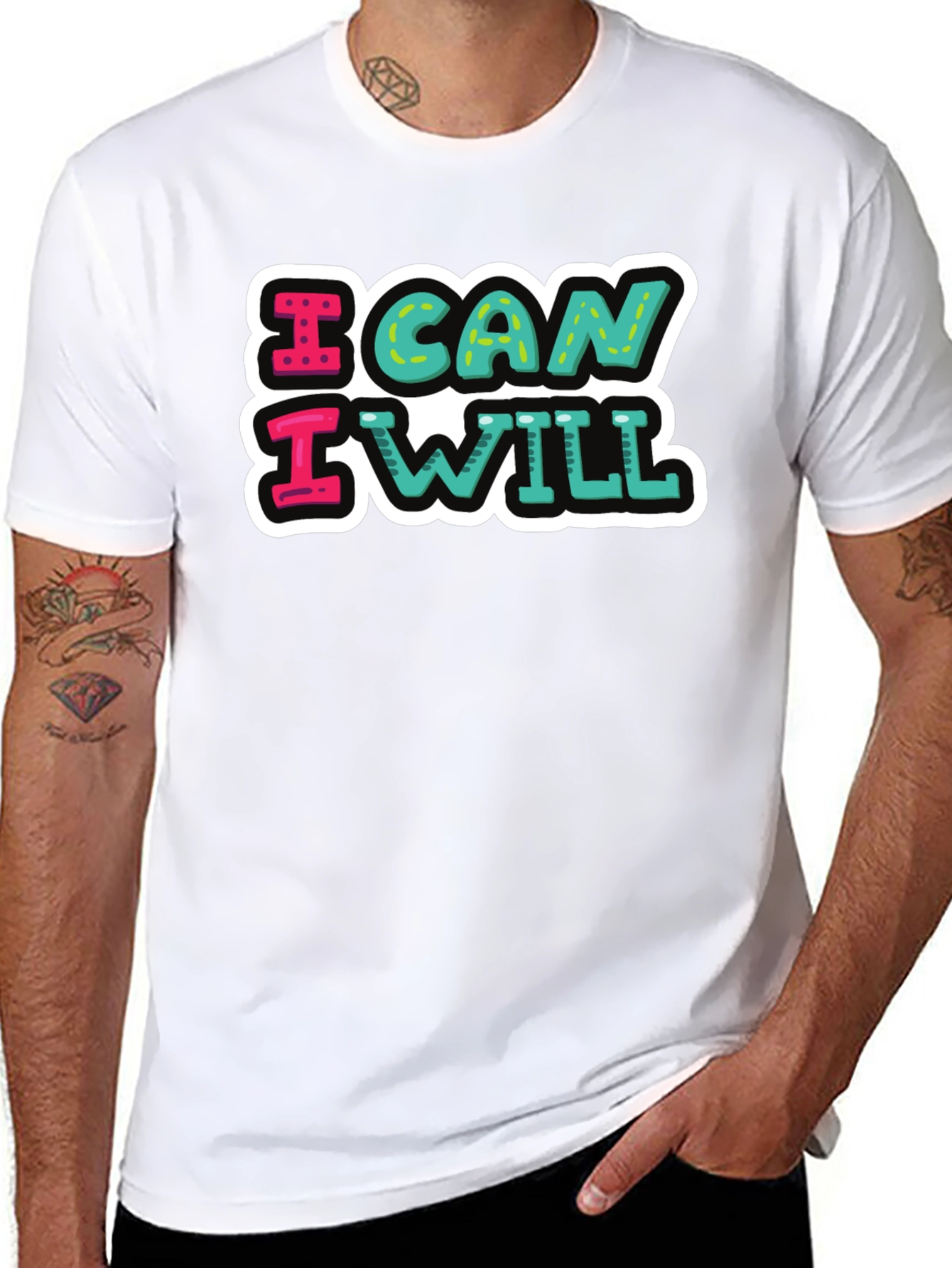I Can I Will Motivational T-Shirt