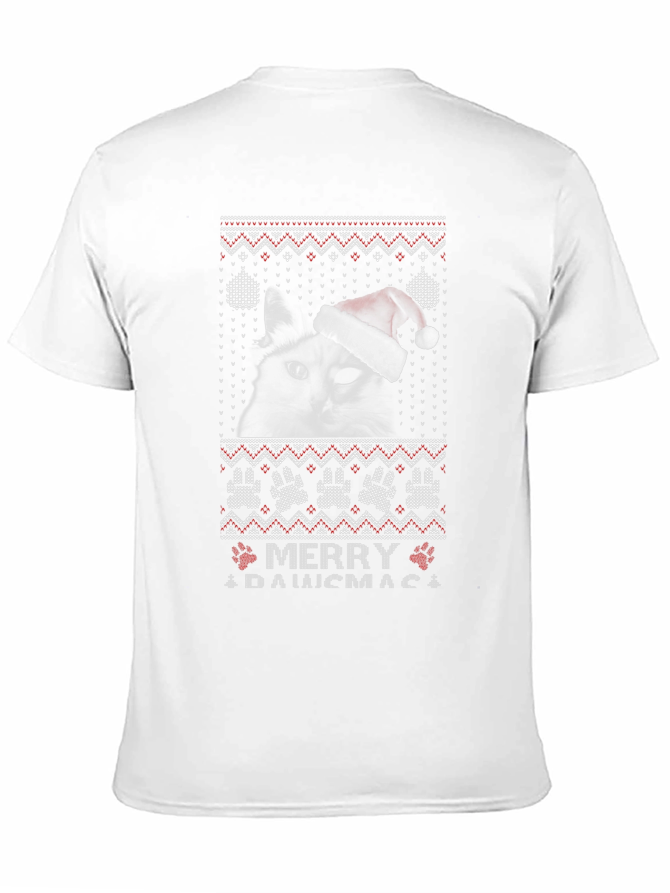Merry Dawsmas Cat Christmas T-Shirt
