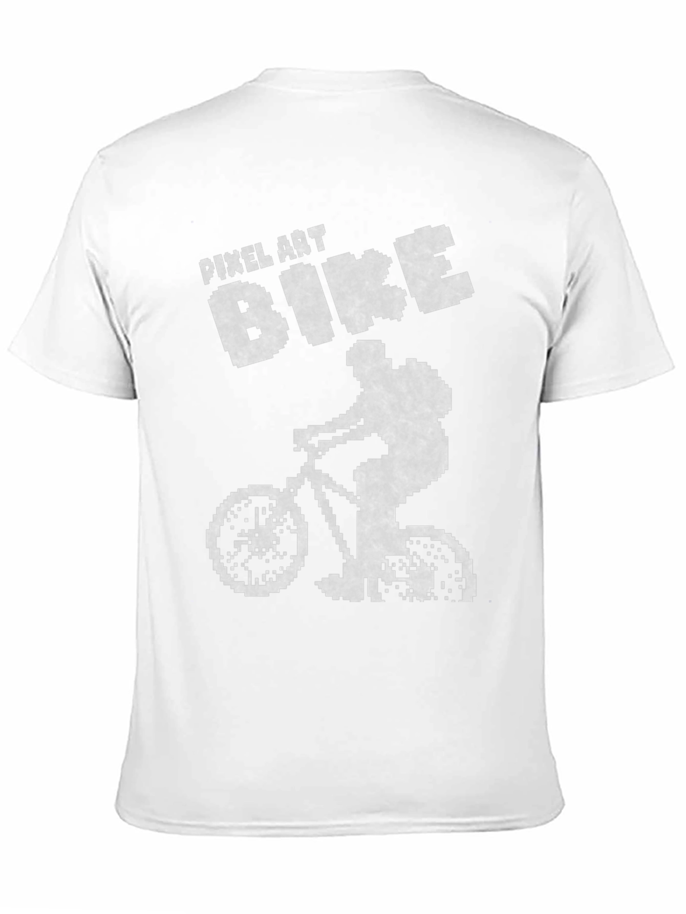Pixel Art Bike T-Shirt - Retro Style