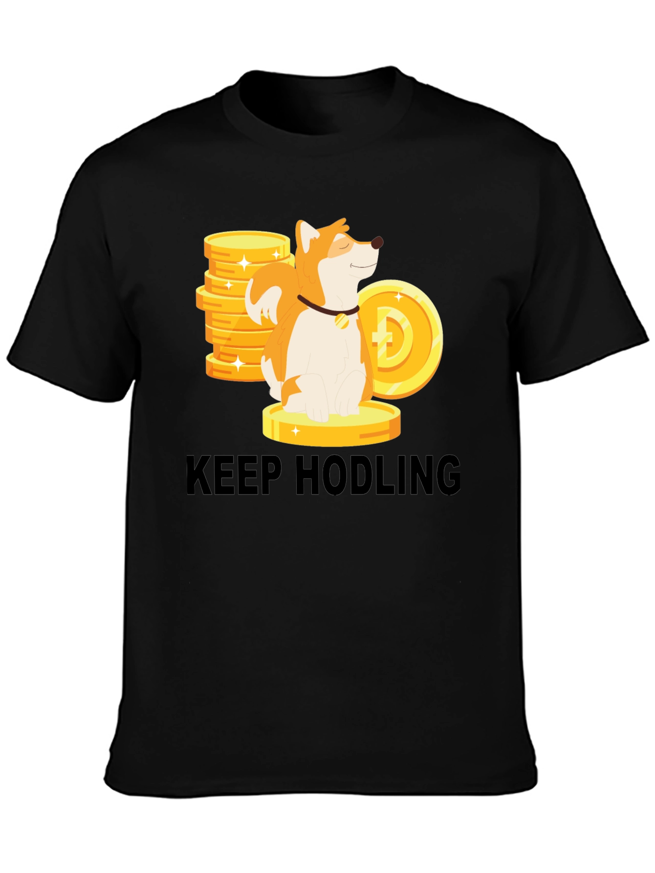 Keep Hodling Dog Crypto T-Shirt