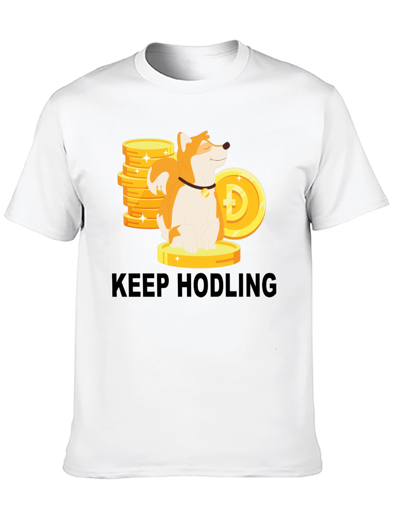 Keep Hodling Dog Crypto T-Shirt