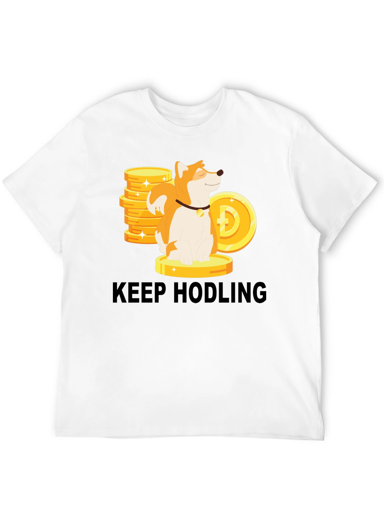 Keep Hodling Dog Crypto T-Shirt