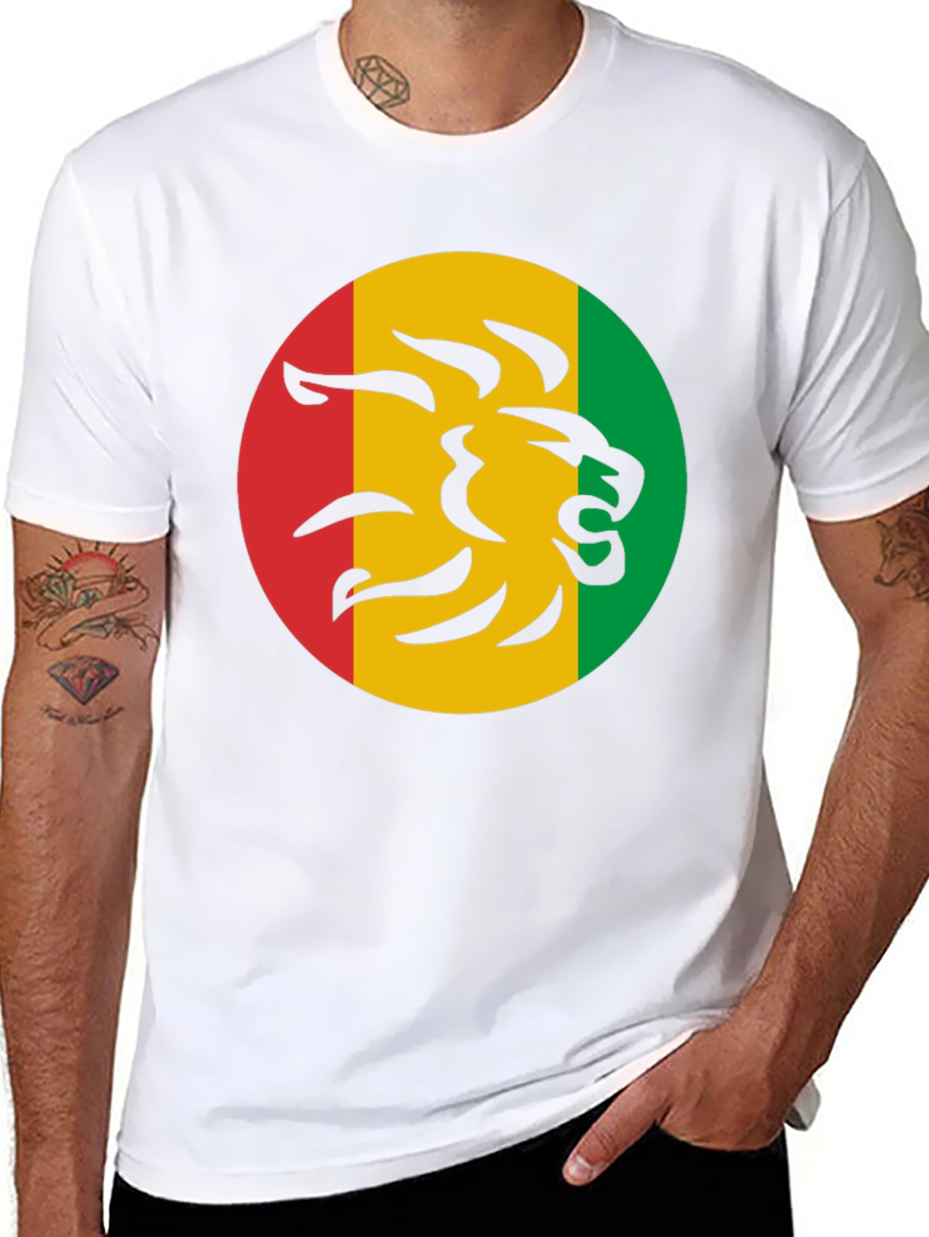 Rasta Lion Head T-Shirt