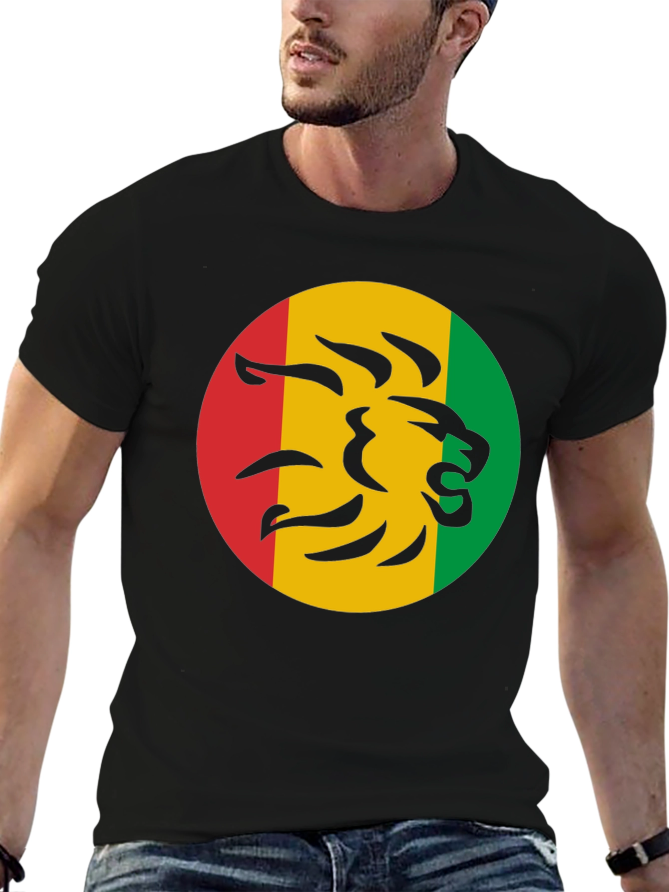 Rasta Lion Head T-Shirt