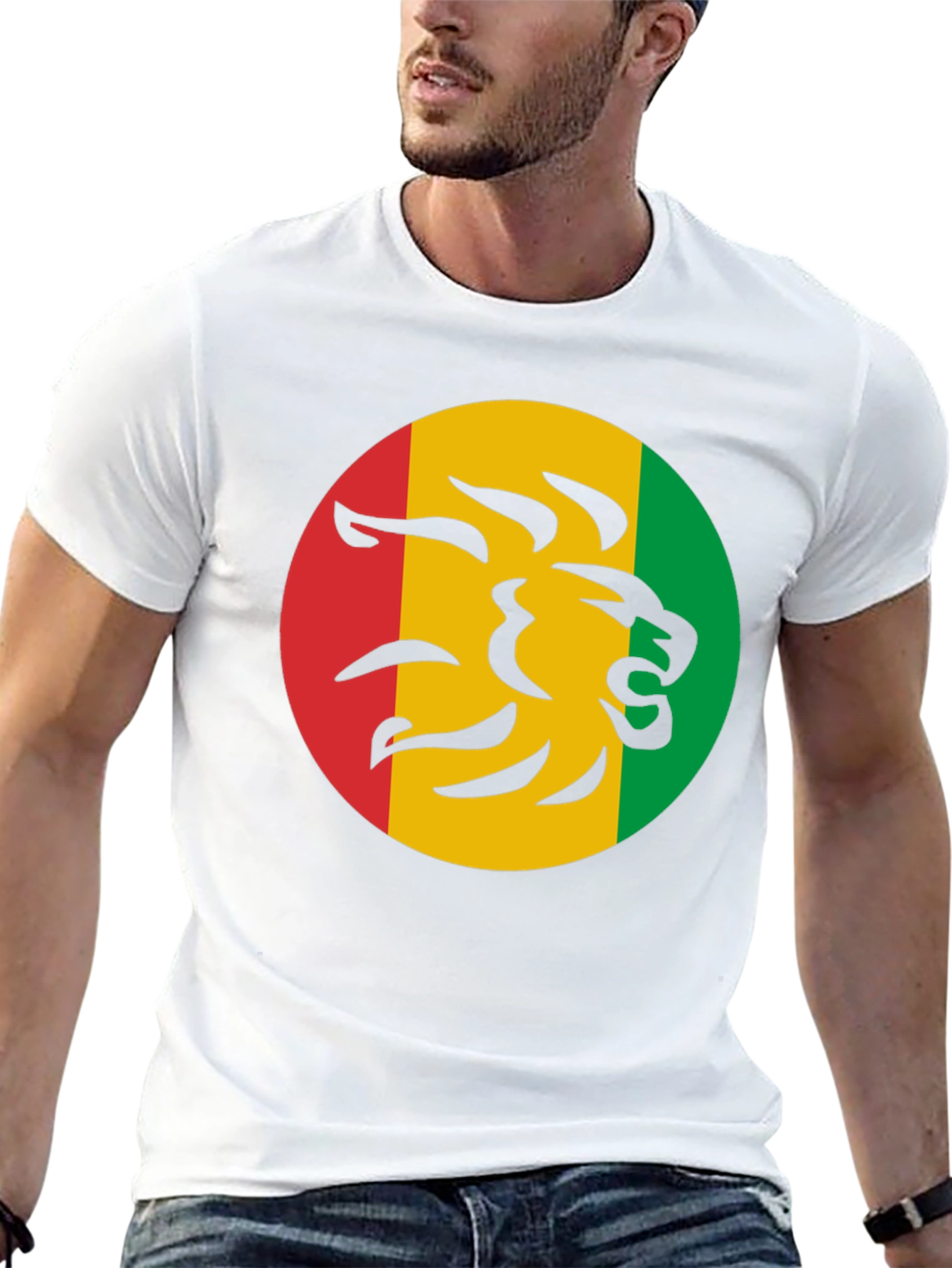 Rasta Lion Head T-Shirt