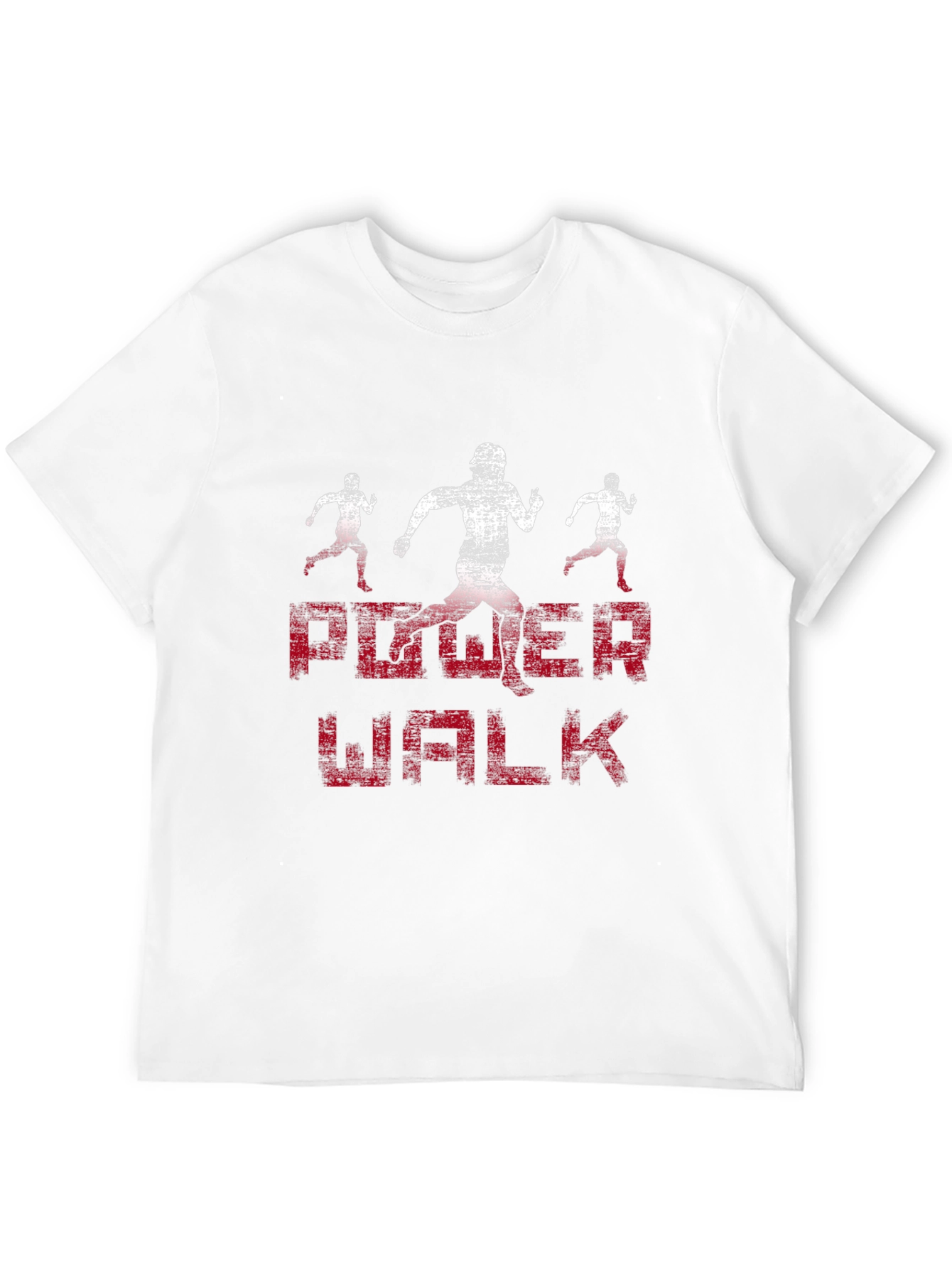 Power Walk Graphic Tee - Black Cotton