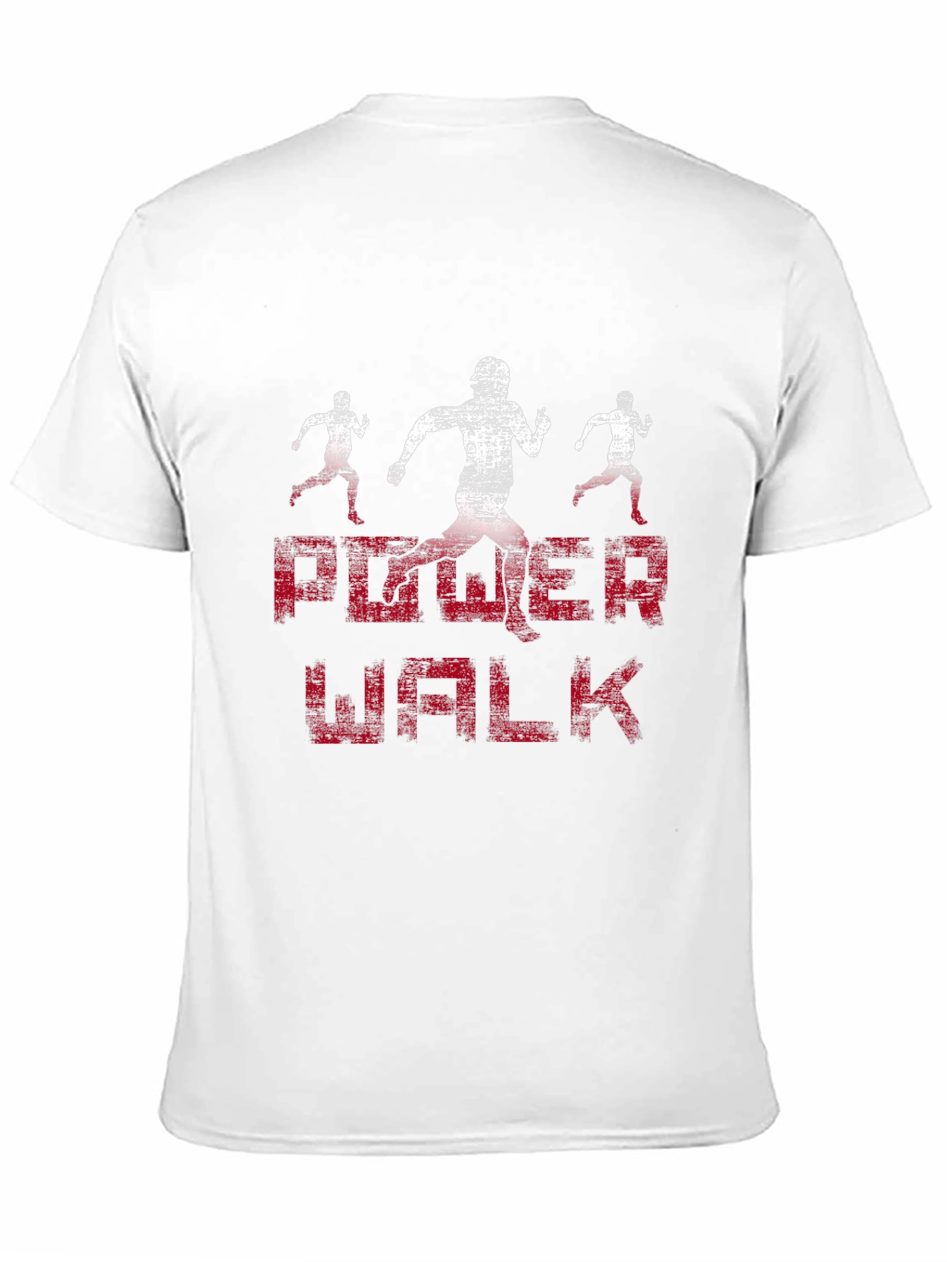 Power Walk Graphic Tee - Black Cotton