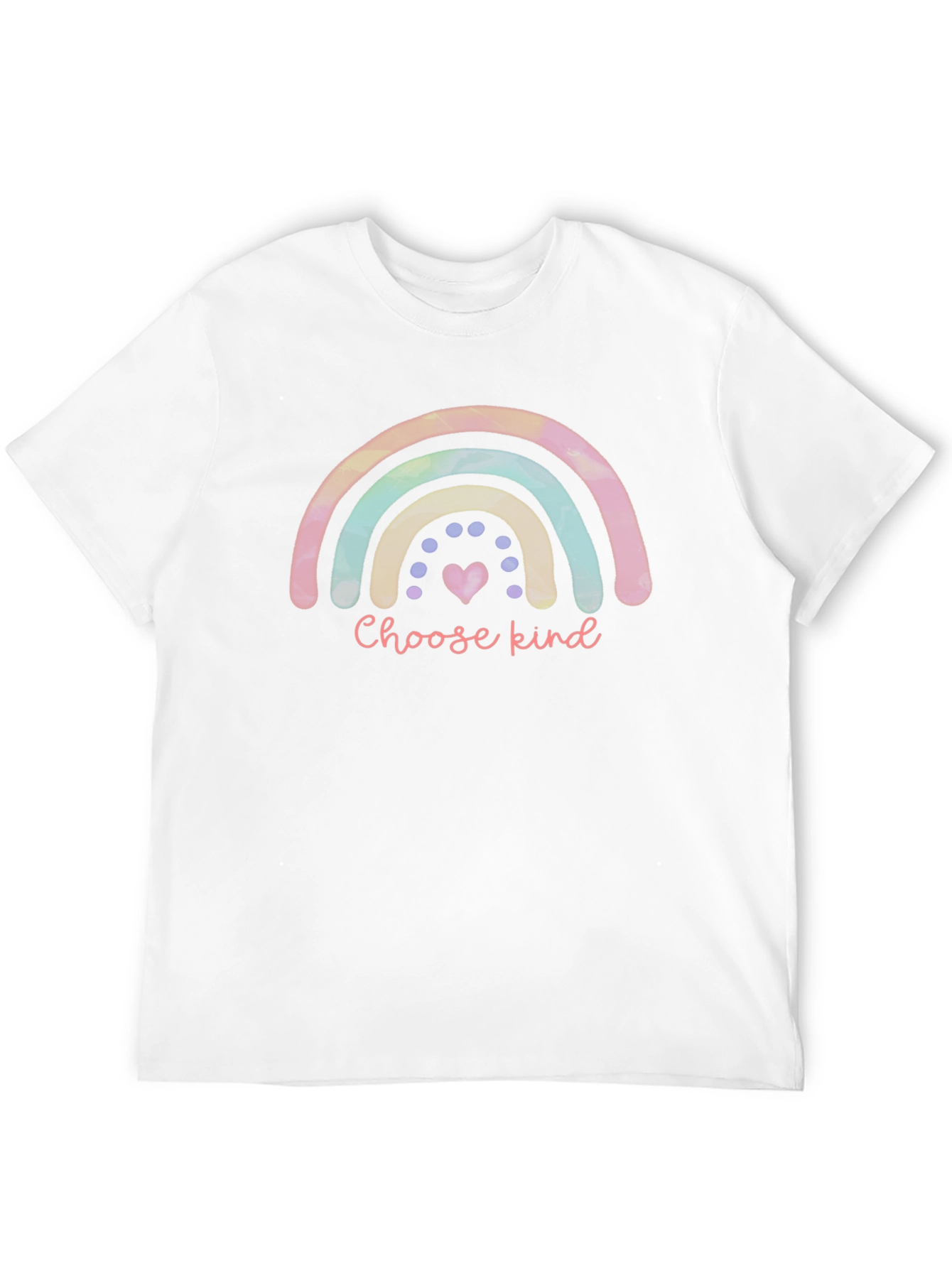 Choose Kind Rainbow Graphic Tee - Black