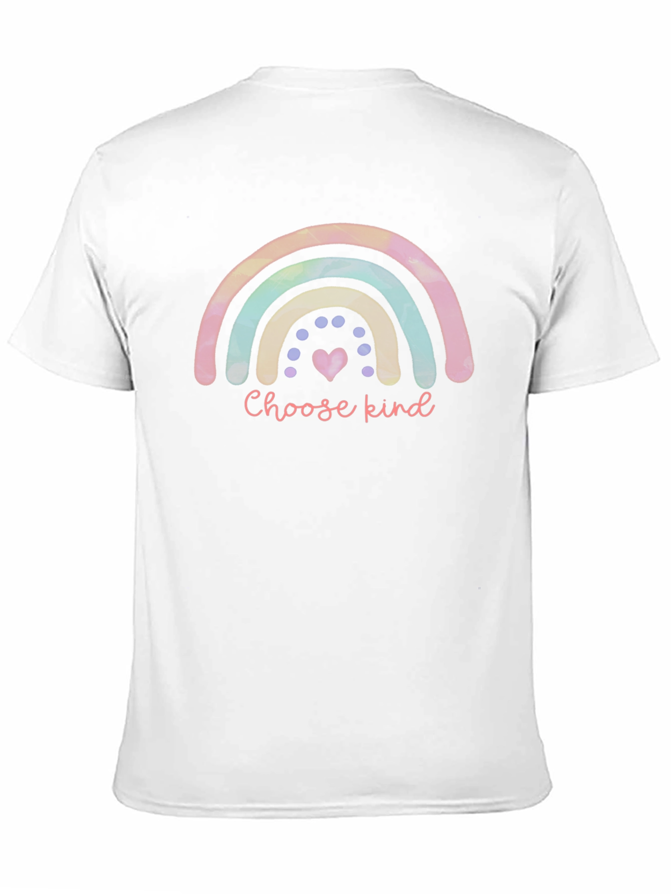 Choose Kind Rainbow Graphic Tee - Black