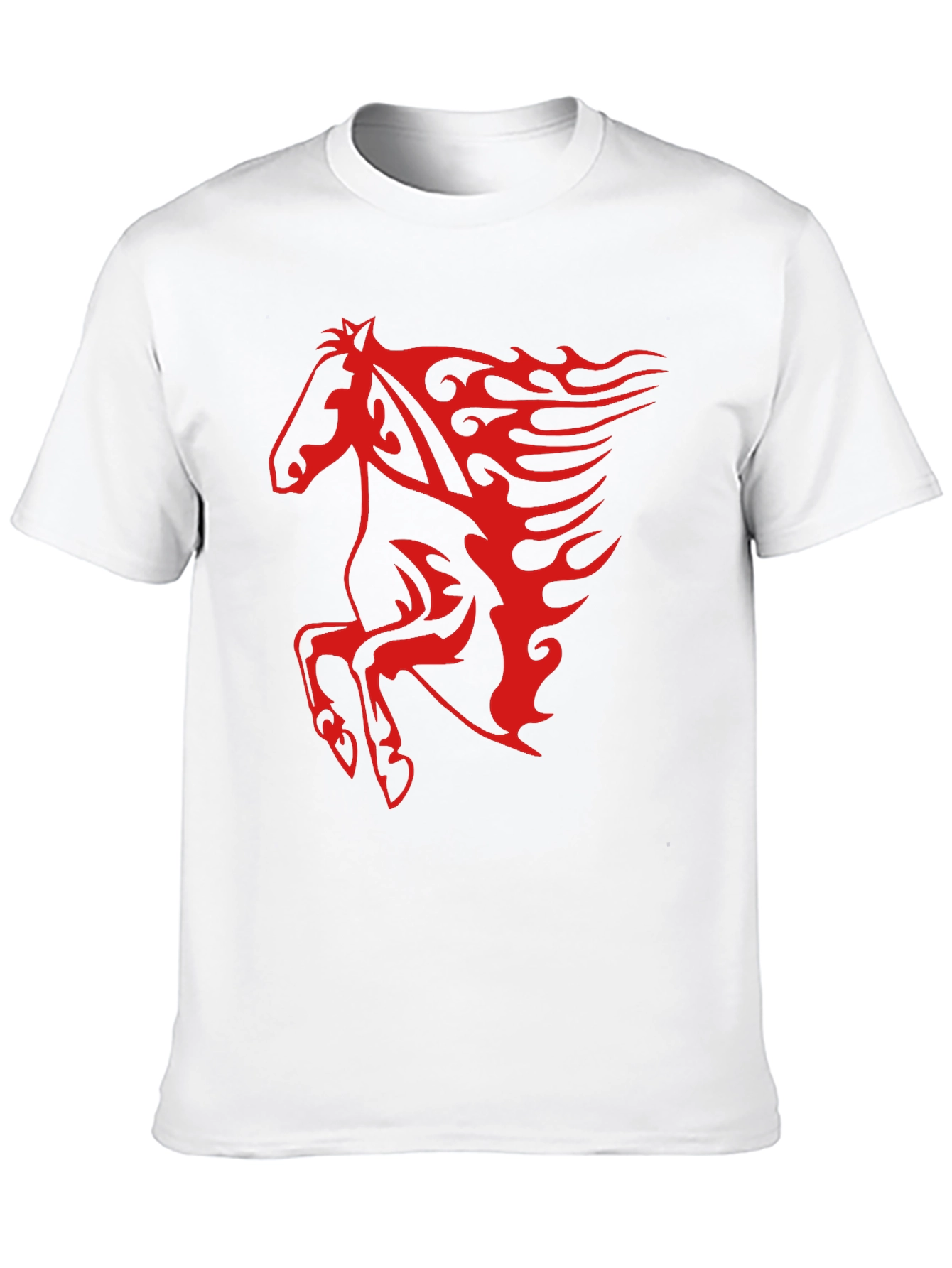 Bold Horse Graphic Tee - Black