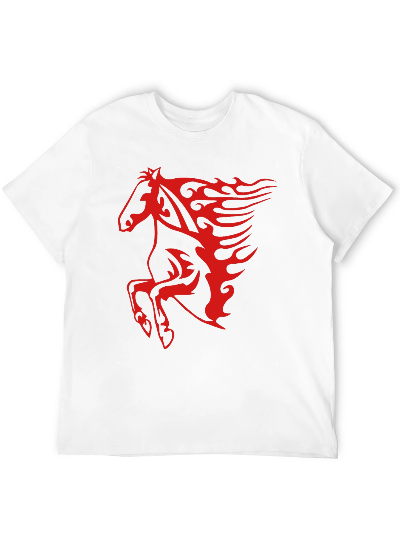 Bold Horse Graphic Tee - Black