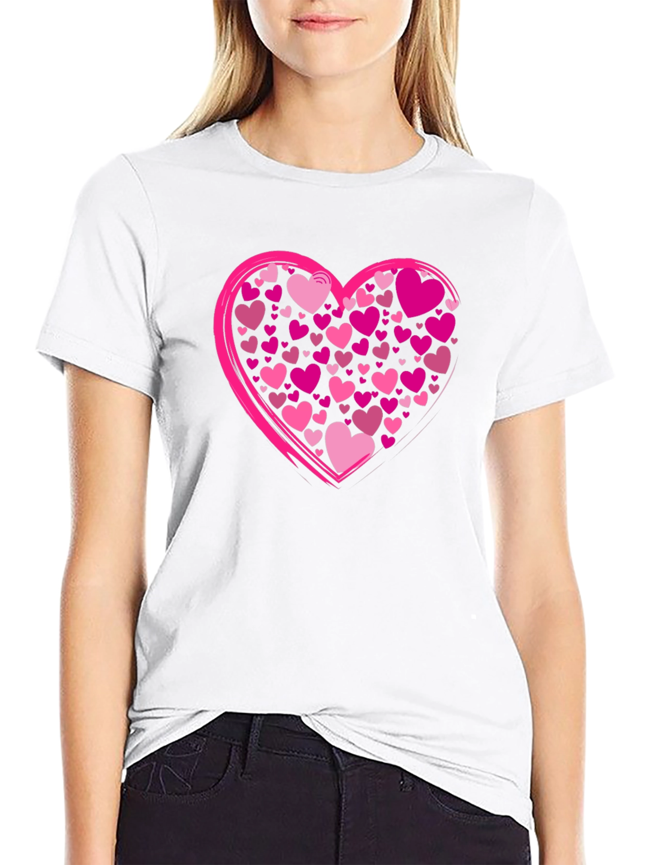 Heart Valentines Day Tee