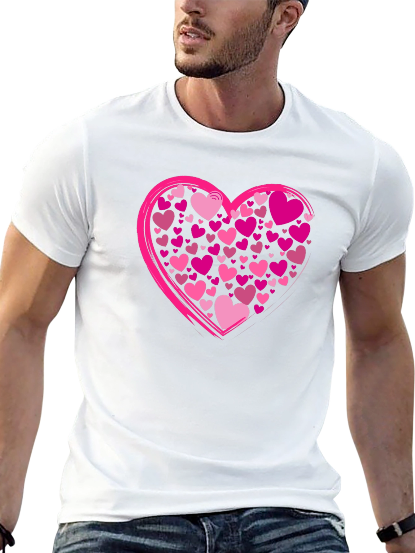 Heart Valentines Day Tee