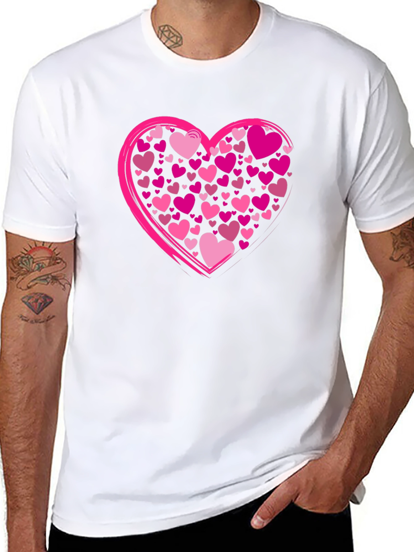 Heart Valentines Day Tee