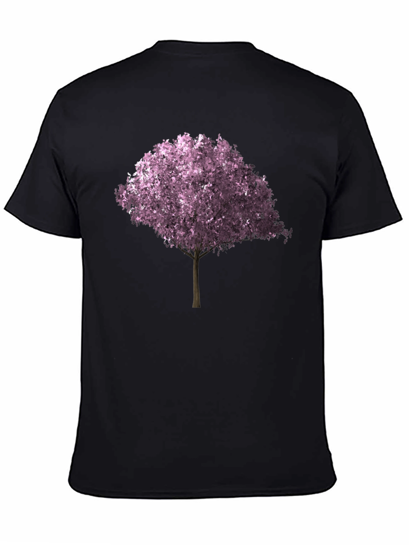 Cherry Blossom Tree Graphic Tee - Black