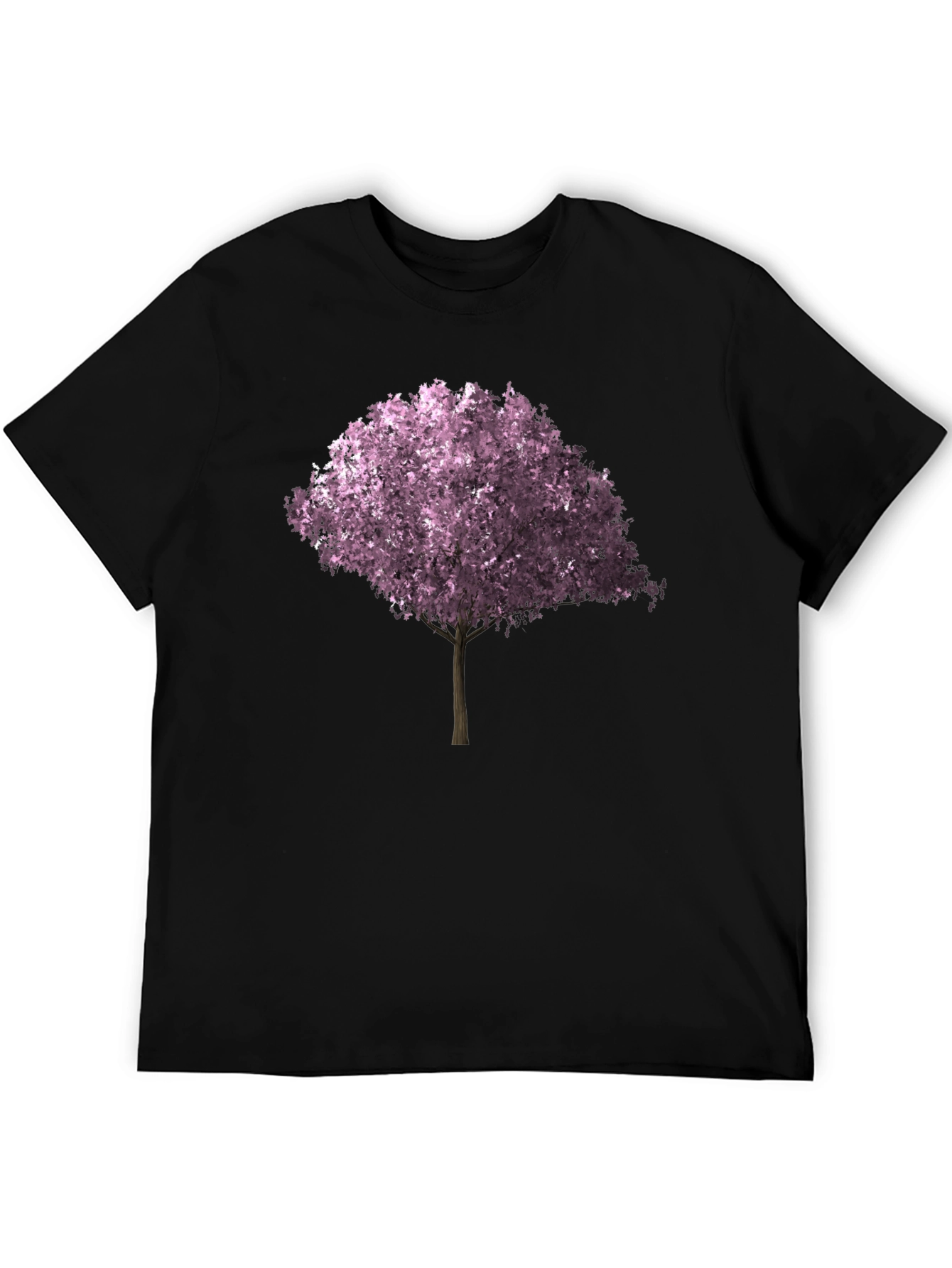 Cherry Blossom Tree Graphic Tee - Black