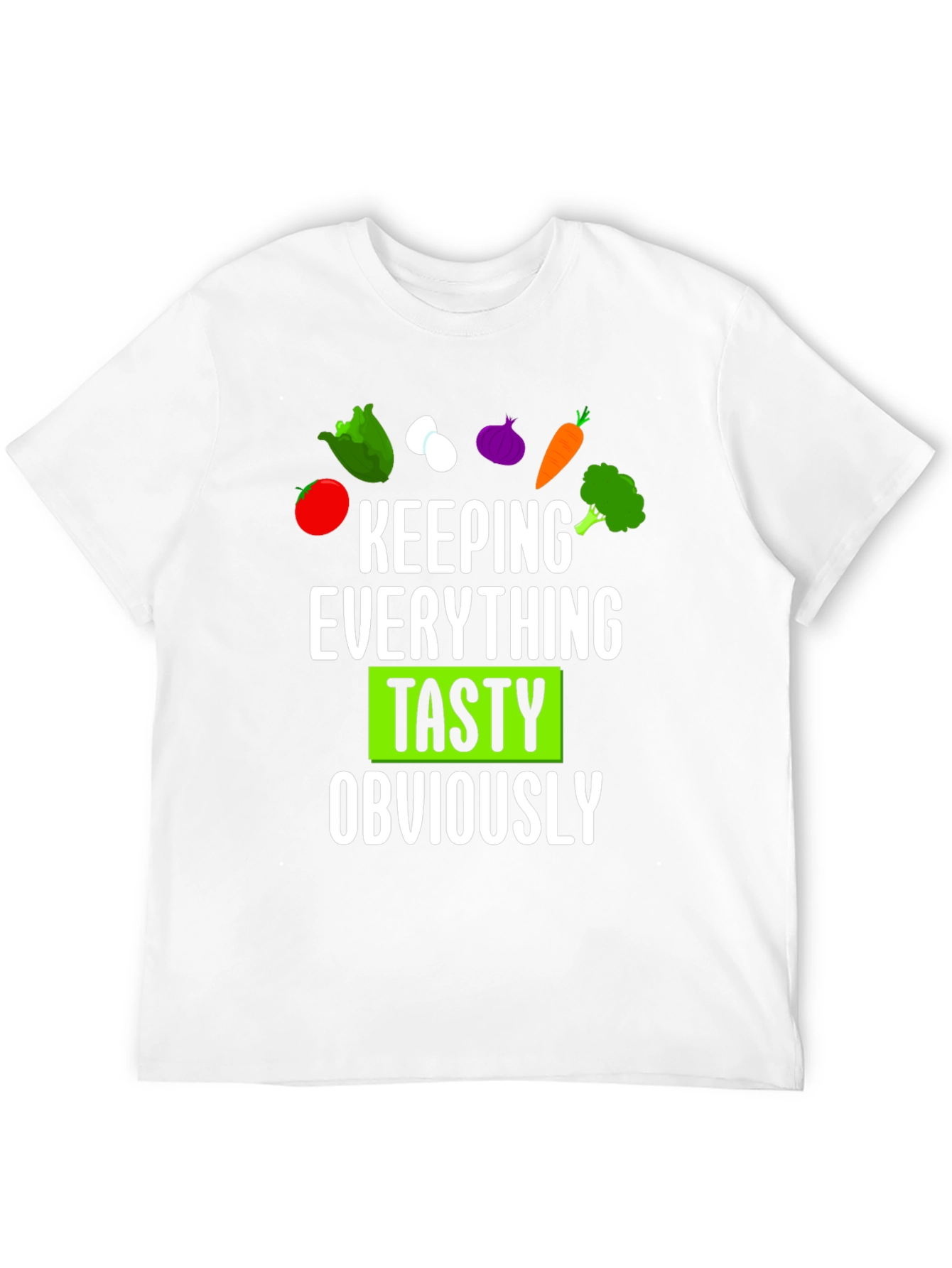 Keeping Everything Tasty Mens Black T-Shirt