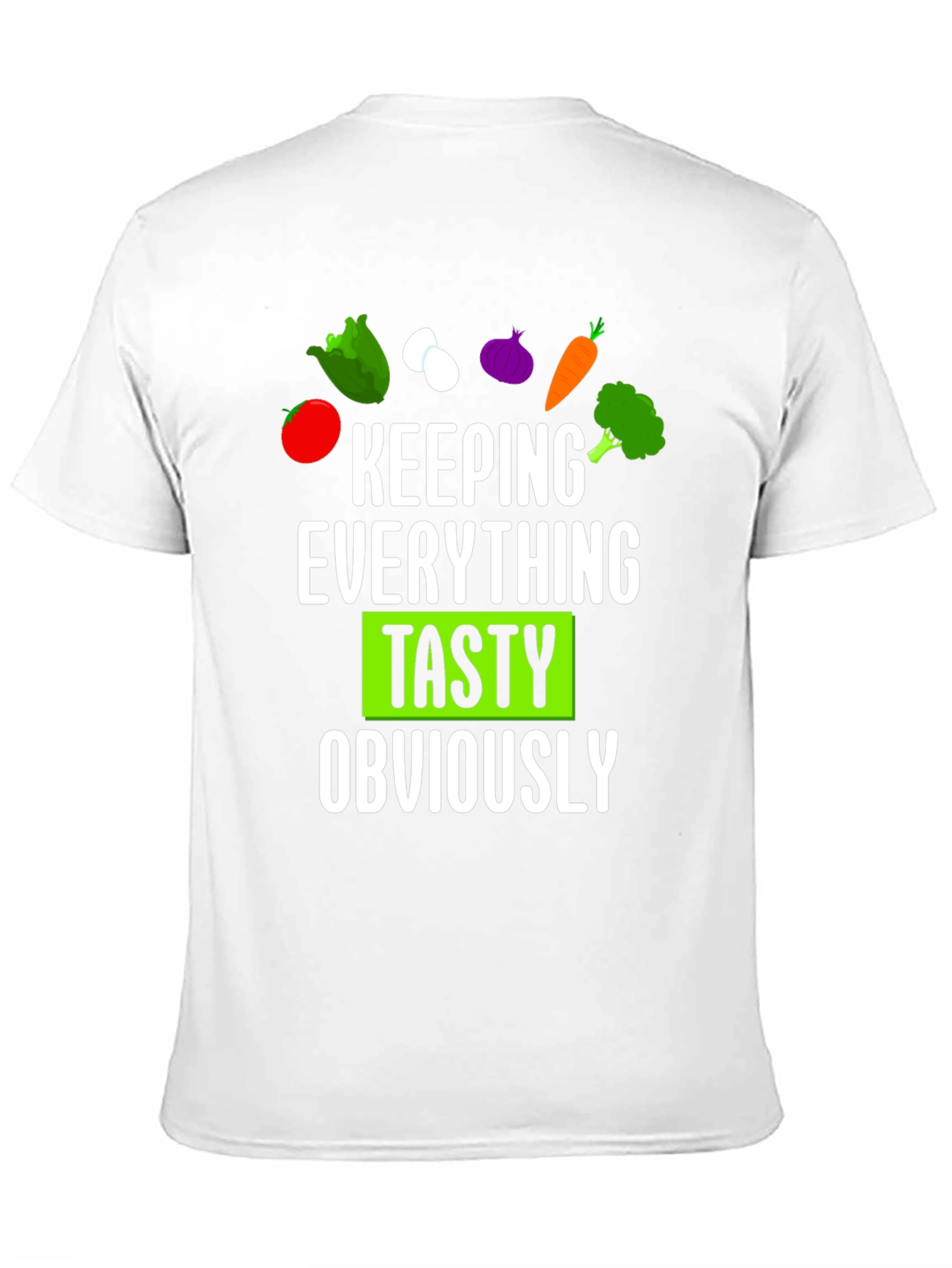 Keeping Everything Tasty Mens Black T-Shirt