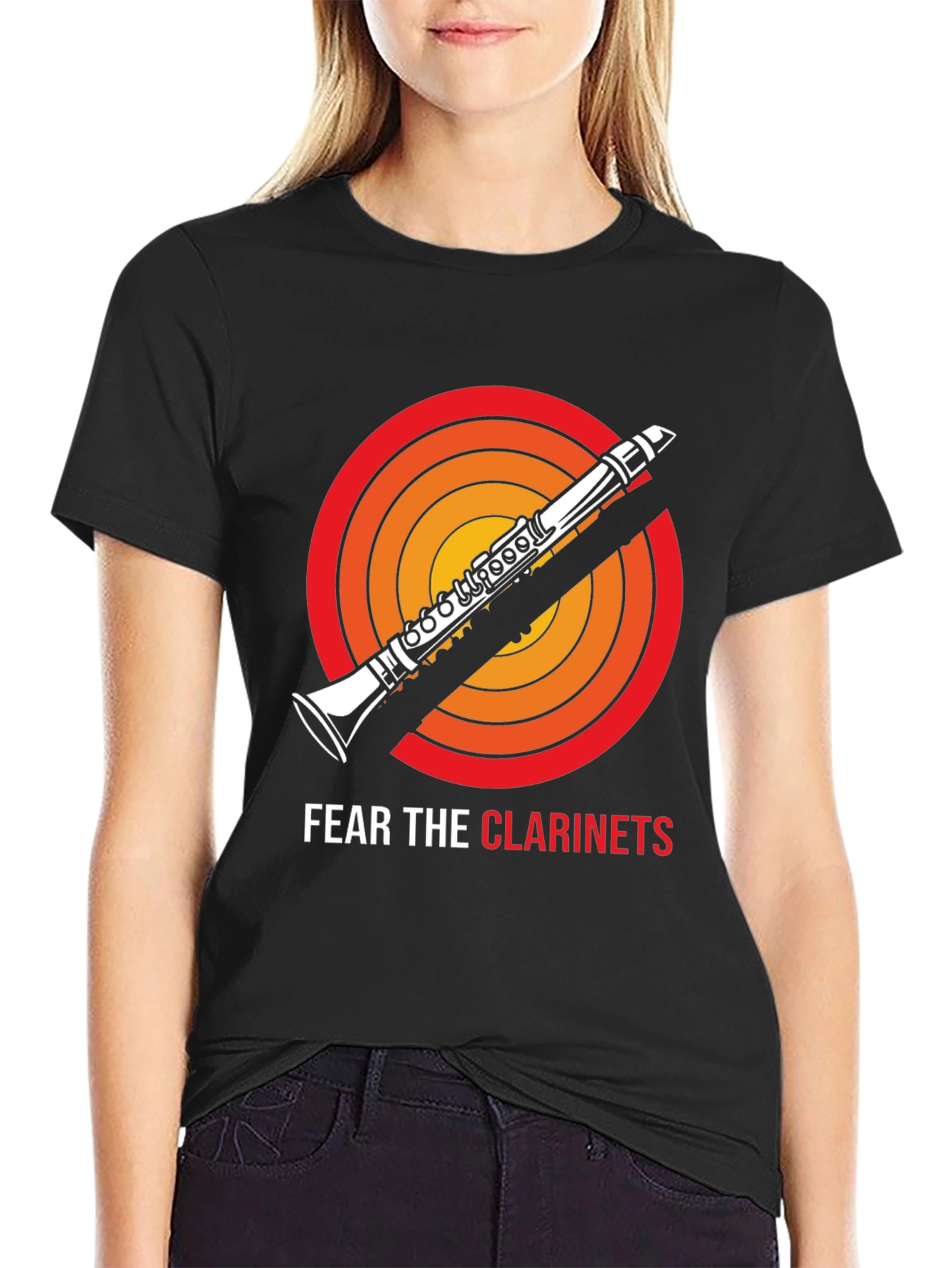 Fear the Clarinets T-Shirt - Funny Musician Tee