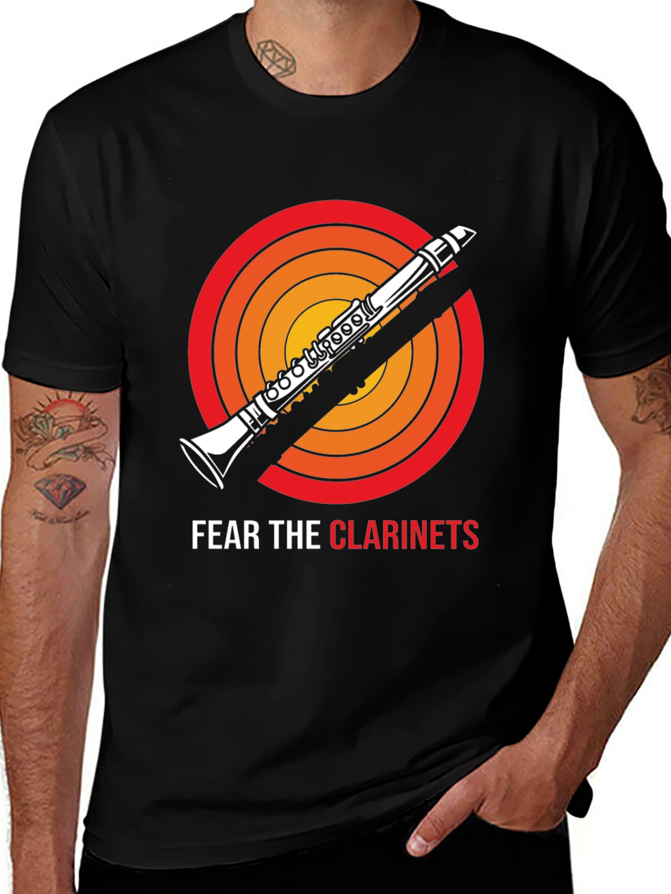 Fear the Clarinets T-Shirt - Funny Musician Tee