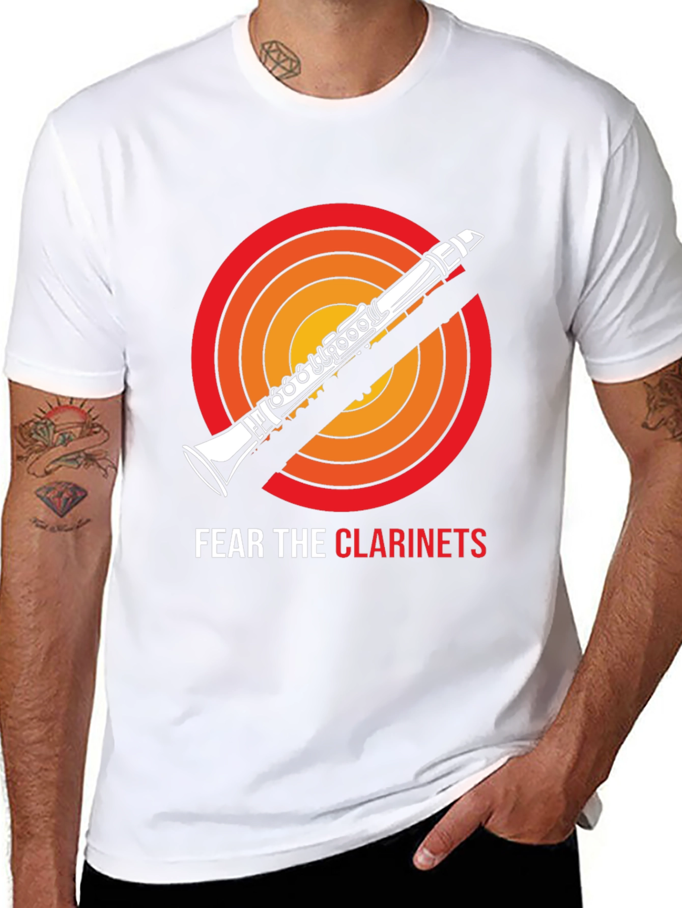 Fear the Clarinets T-Shirt - Funny Musician Tee