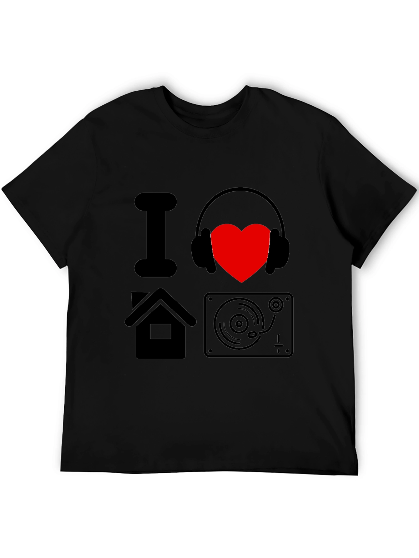 I Love House Music DJ T-Shirt